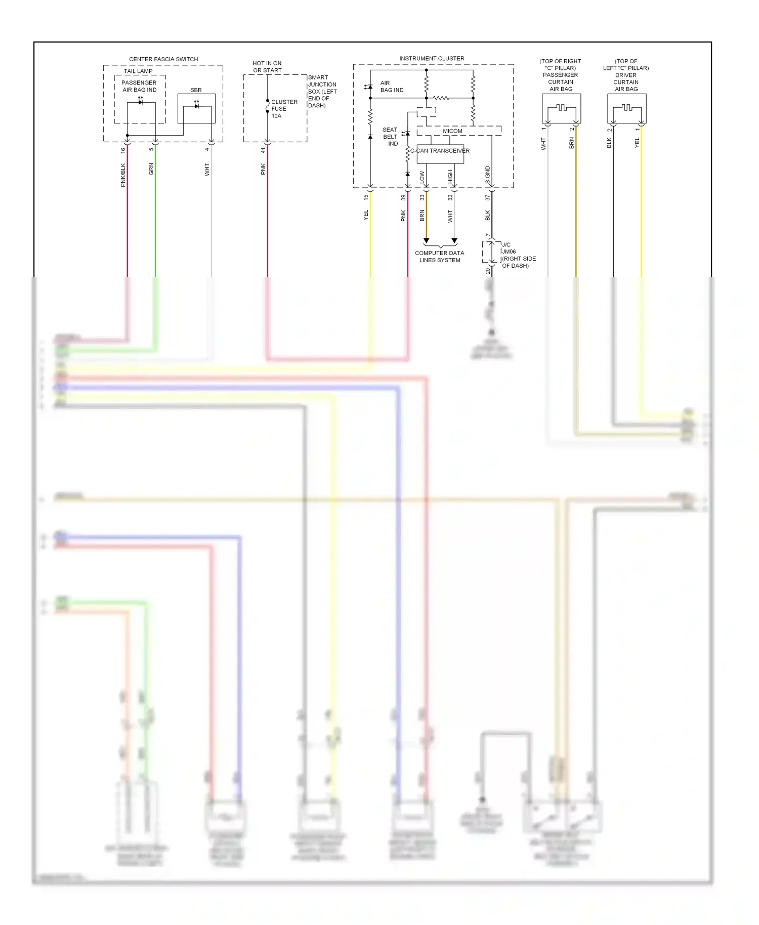 Wiring diagram blu for Kia Soul II (2013-2016) (113 of 117)