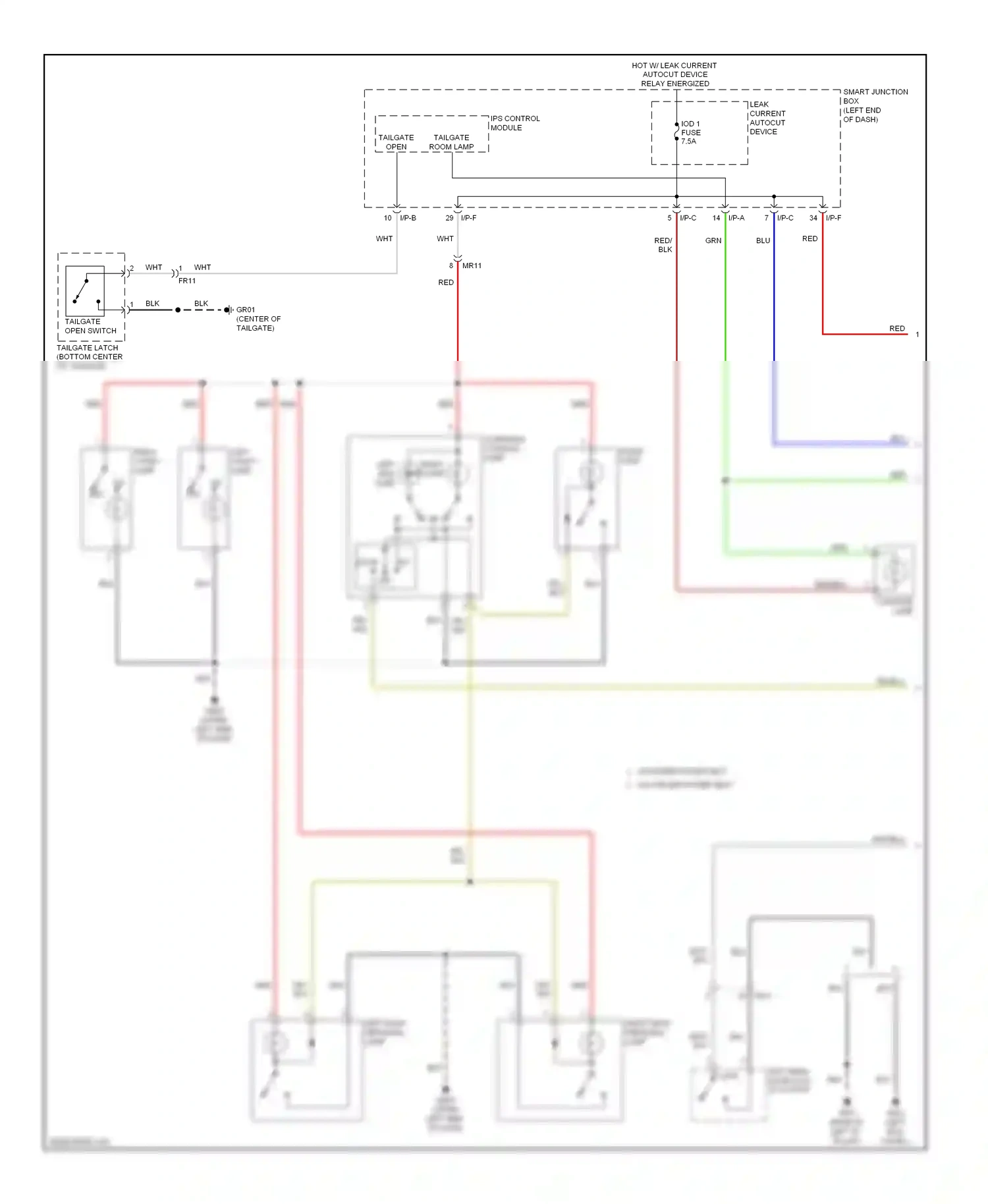 Wiring diagram blu for Kia Soul II (2013-2016) (61 of 117)