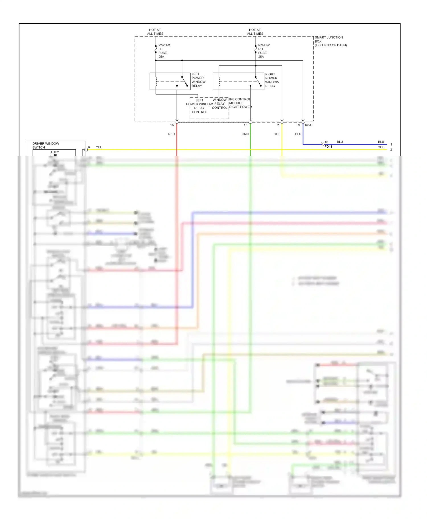 Wiring diagram blu for Kia Soul II (2013-2016) (93 of 117)