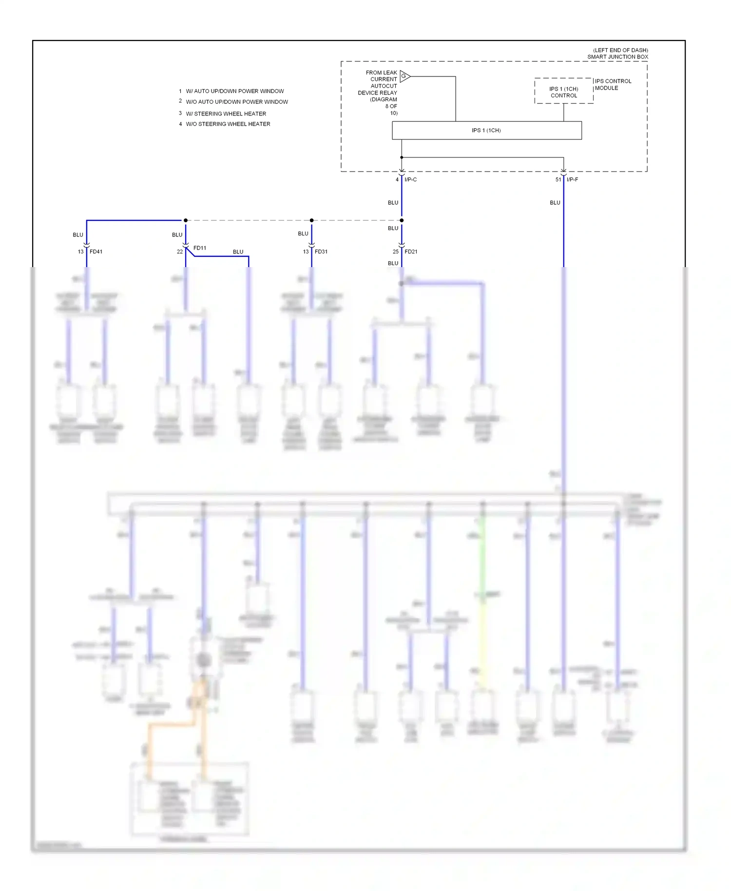 Wiring diagram blu for Kia Soul II (2013-2016) (75 of 117)