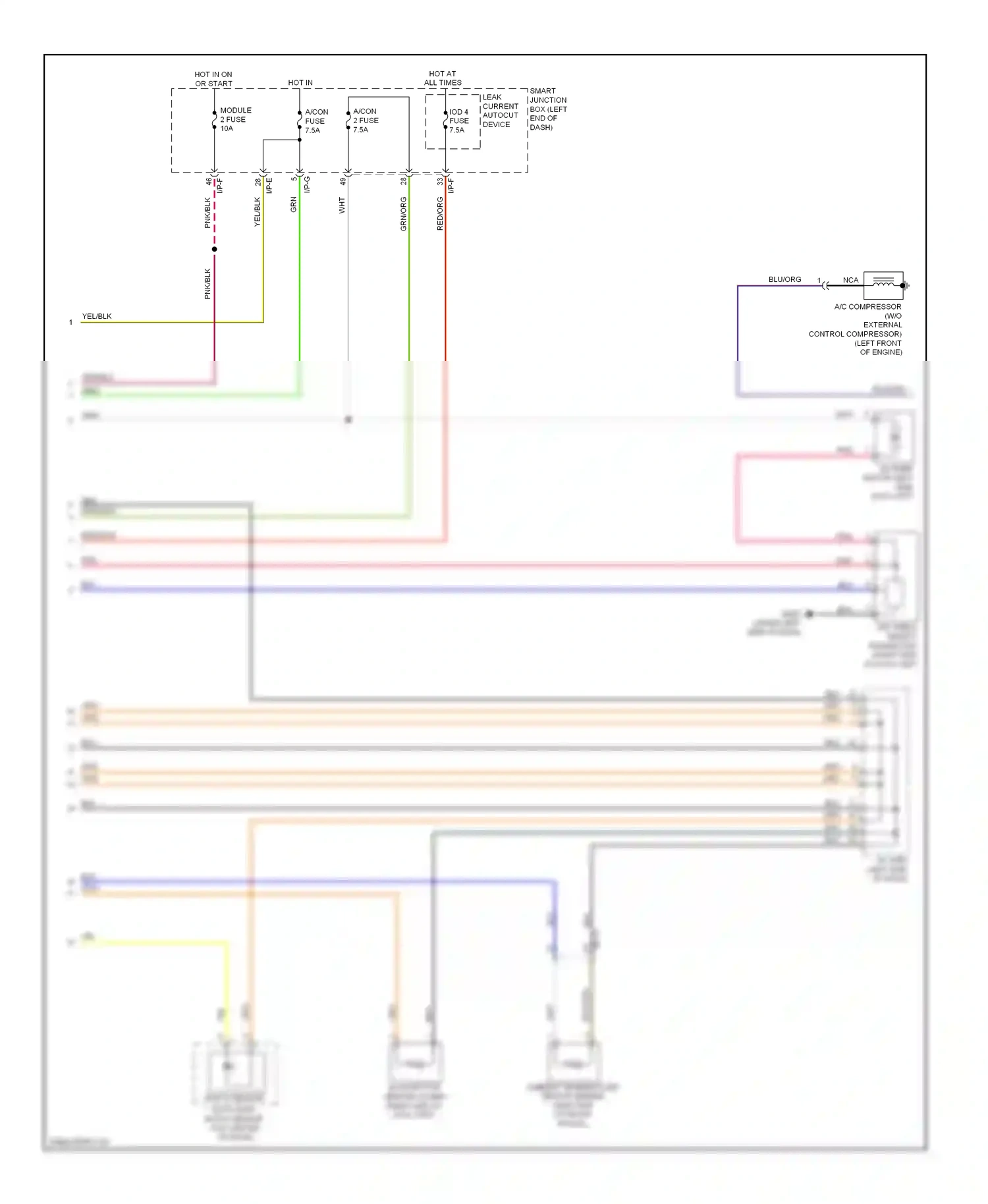 Wiring diagram blu for Kia Soul II (2013-2016) (4 of 117)