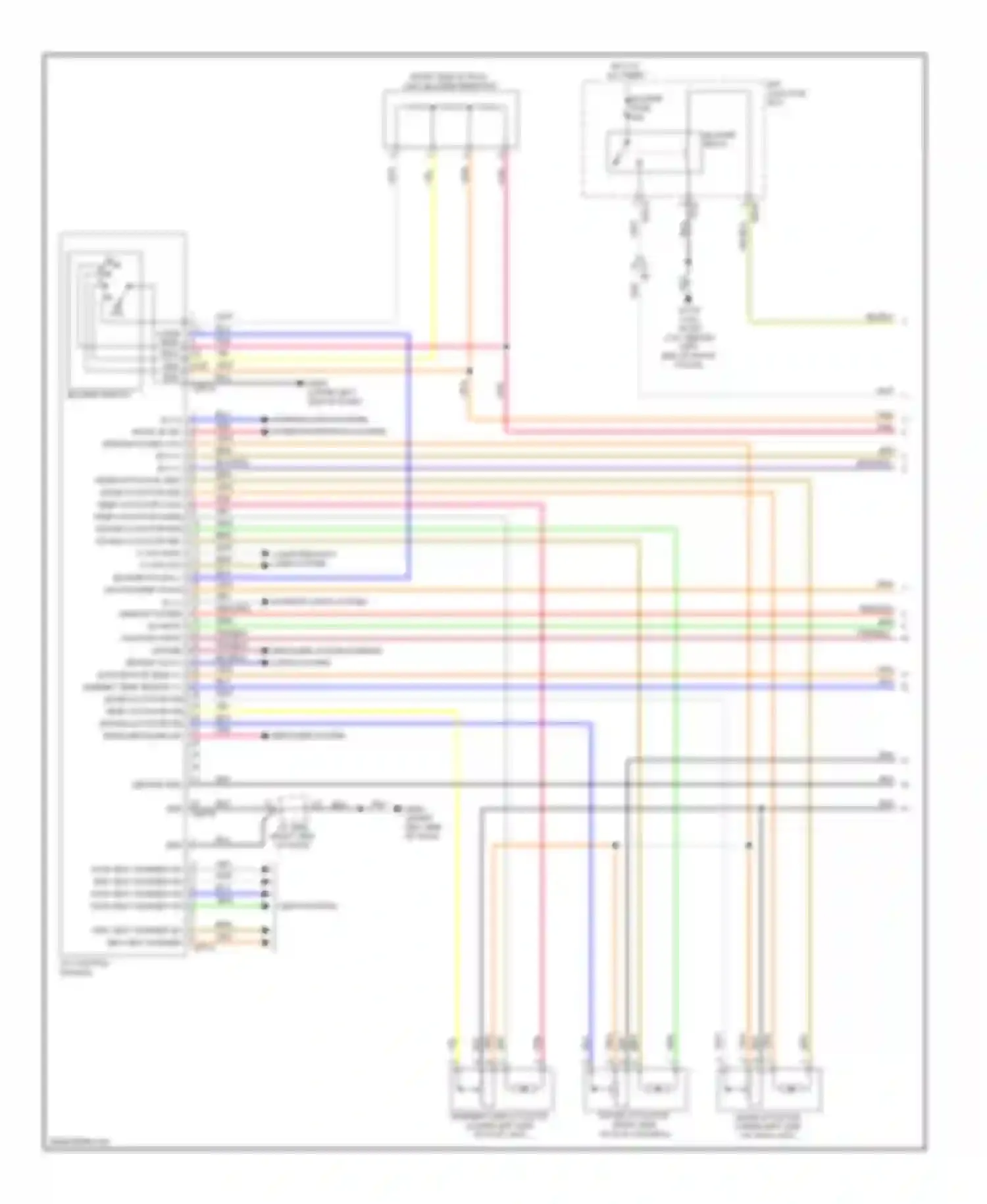 Wiring diagram c-can high c-can low for Kia Soul II (2013-2016) (2 of 2)