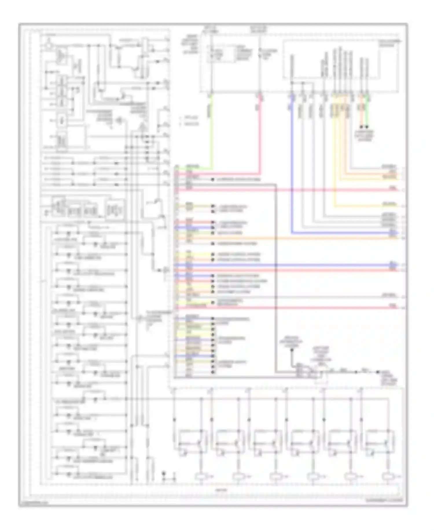 Wiring diagram cluster fuse for Kia Soul II (2013-2016) (14 of 18)