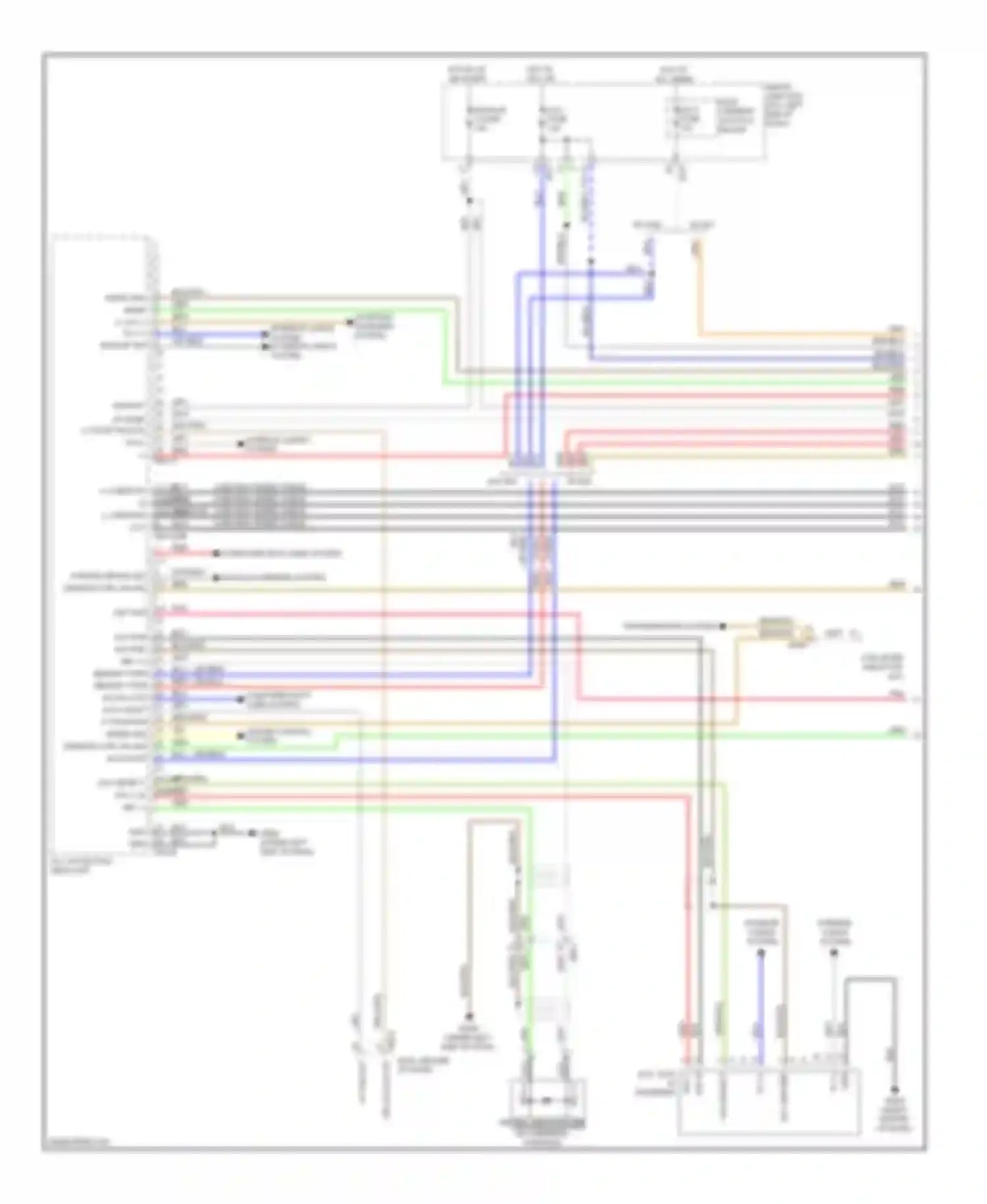 Wiring diagram cruise control system for Kia Soul II (2013-2016) (4 of 9)