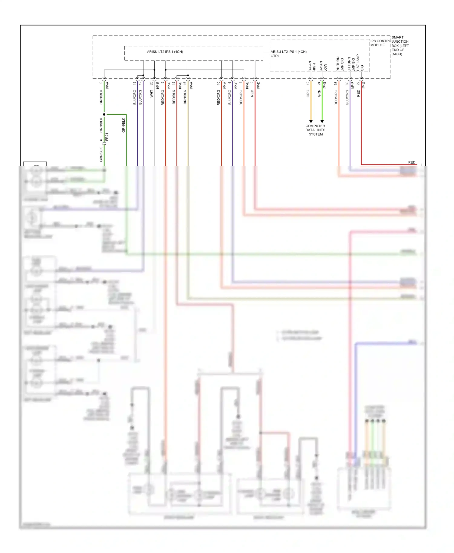 Kia Soul II (2013-2016) ctrl wiring diagram  (2 of 2)