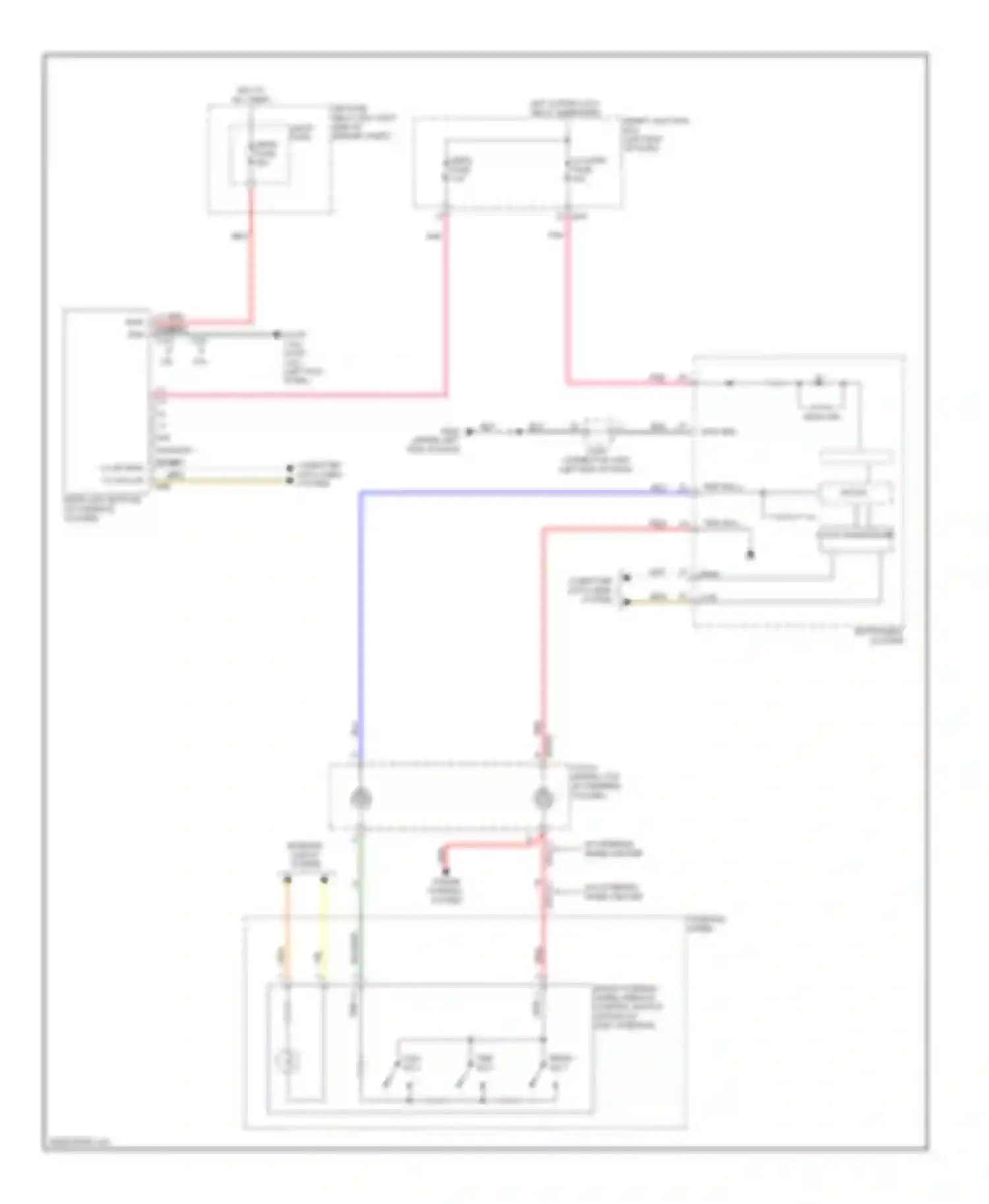 Wiring diagram flex sw 1 for Kia Soul II (2013-2016) (2 of 2)