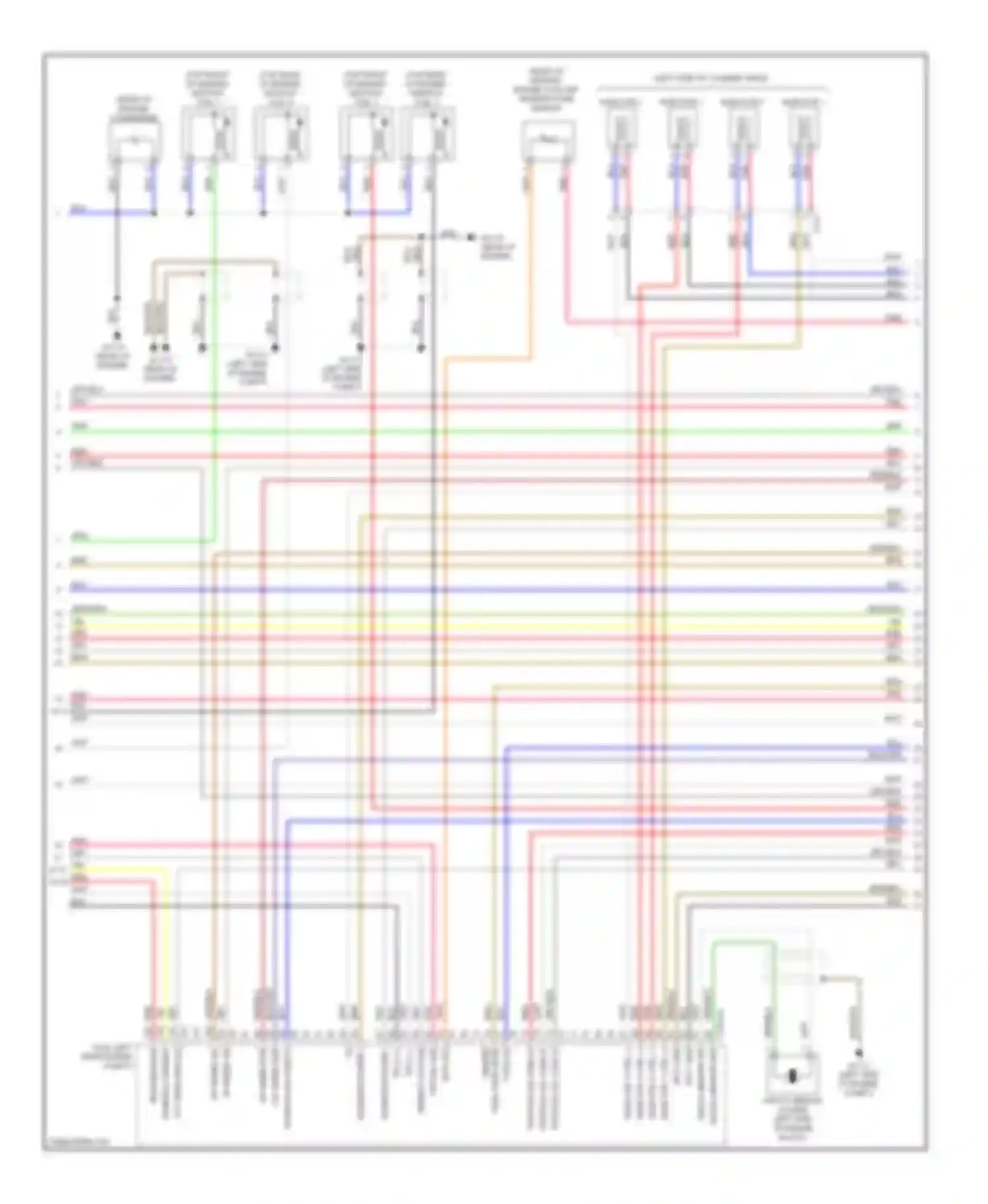 Wiring diagram injector 4 ctrl for Kia Soul II (2013-2016) (1 of 3)