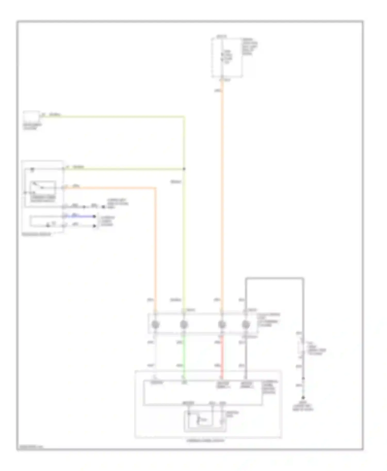 Wiring diagram instrument cluster for Kia Soul II (2013-2016) (24 of 29)
