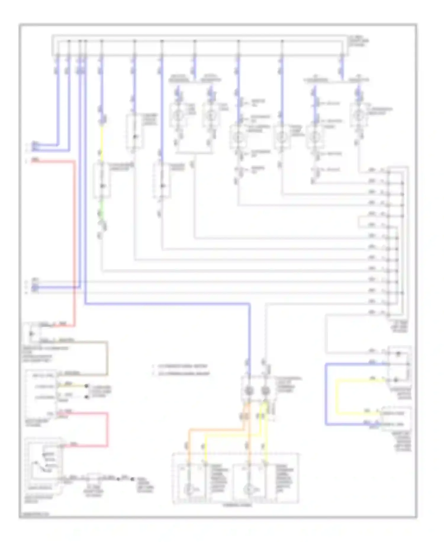 Wiring diagram light switch for Kia Soul II (2013-2016) (1 of 1)
