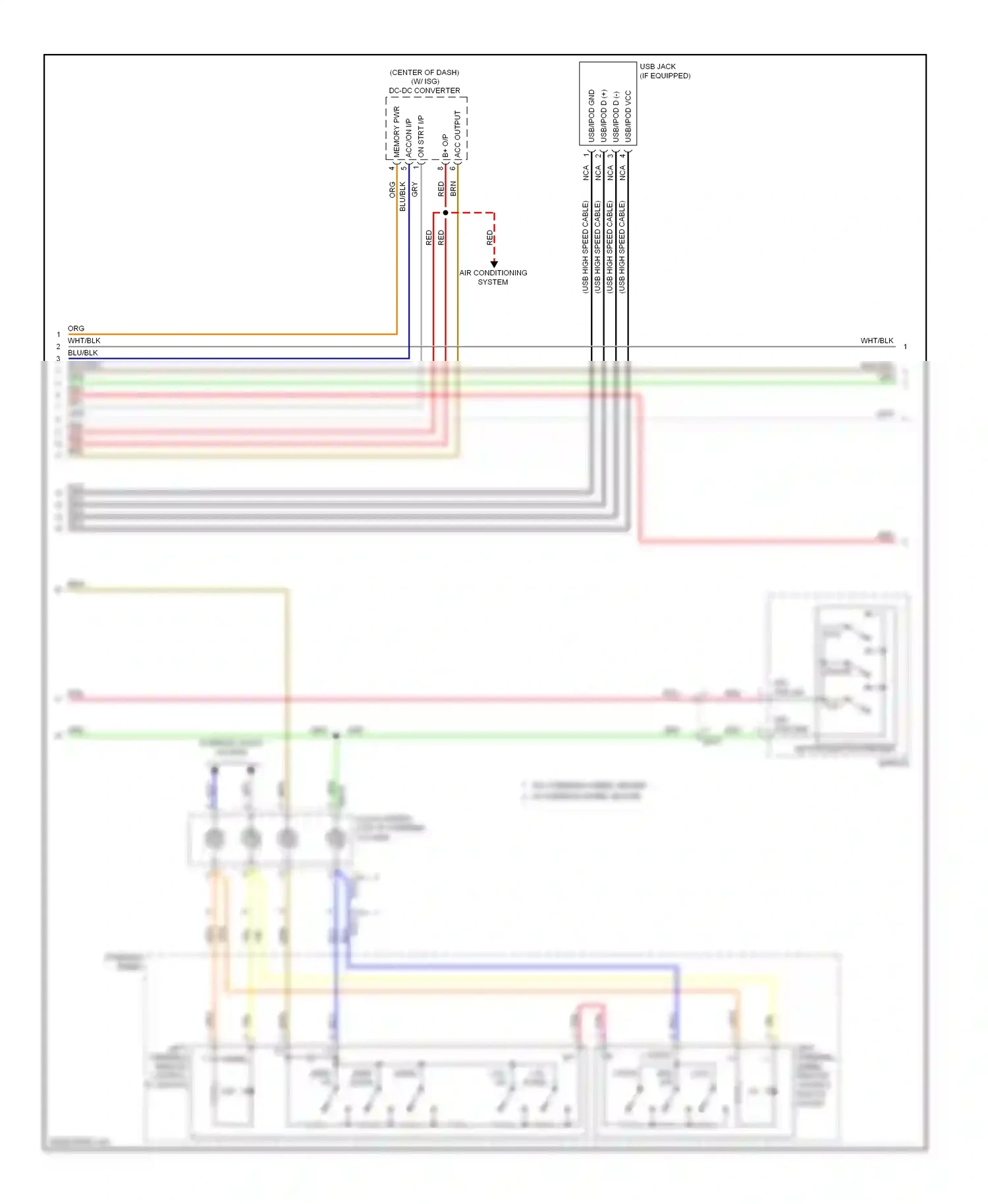 Wiring diagram mode down for Kia Soul II (2013-2016) (1 of 2)
