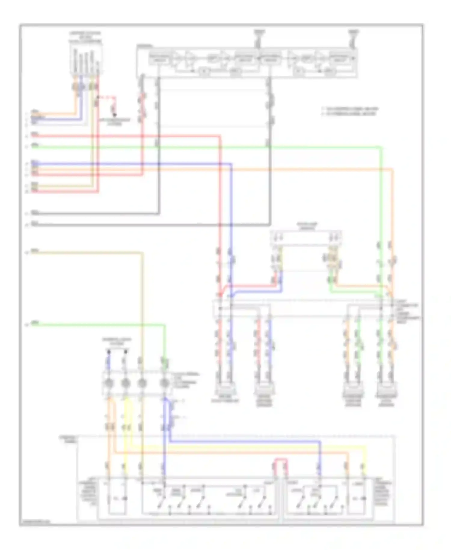 Wiring diagram mood lamp module for Kia Soul II (2013-2016) (5 of 7)