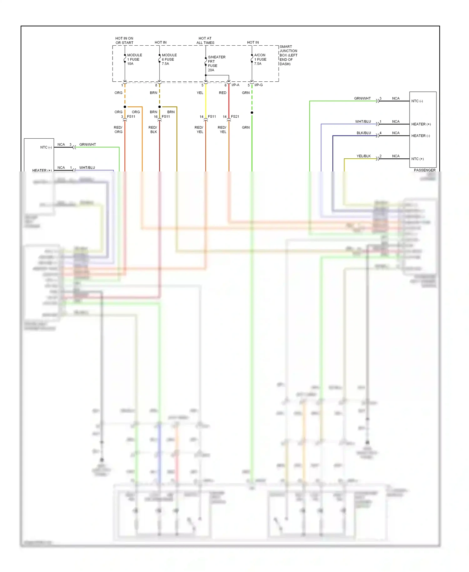 Wiring diagram nca for Kia Soul II (2013-2016) (42 of 62)