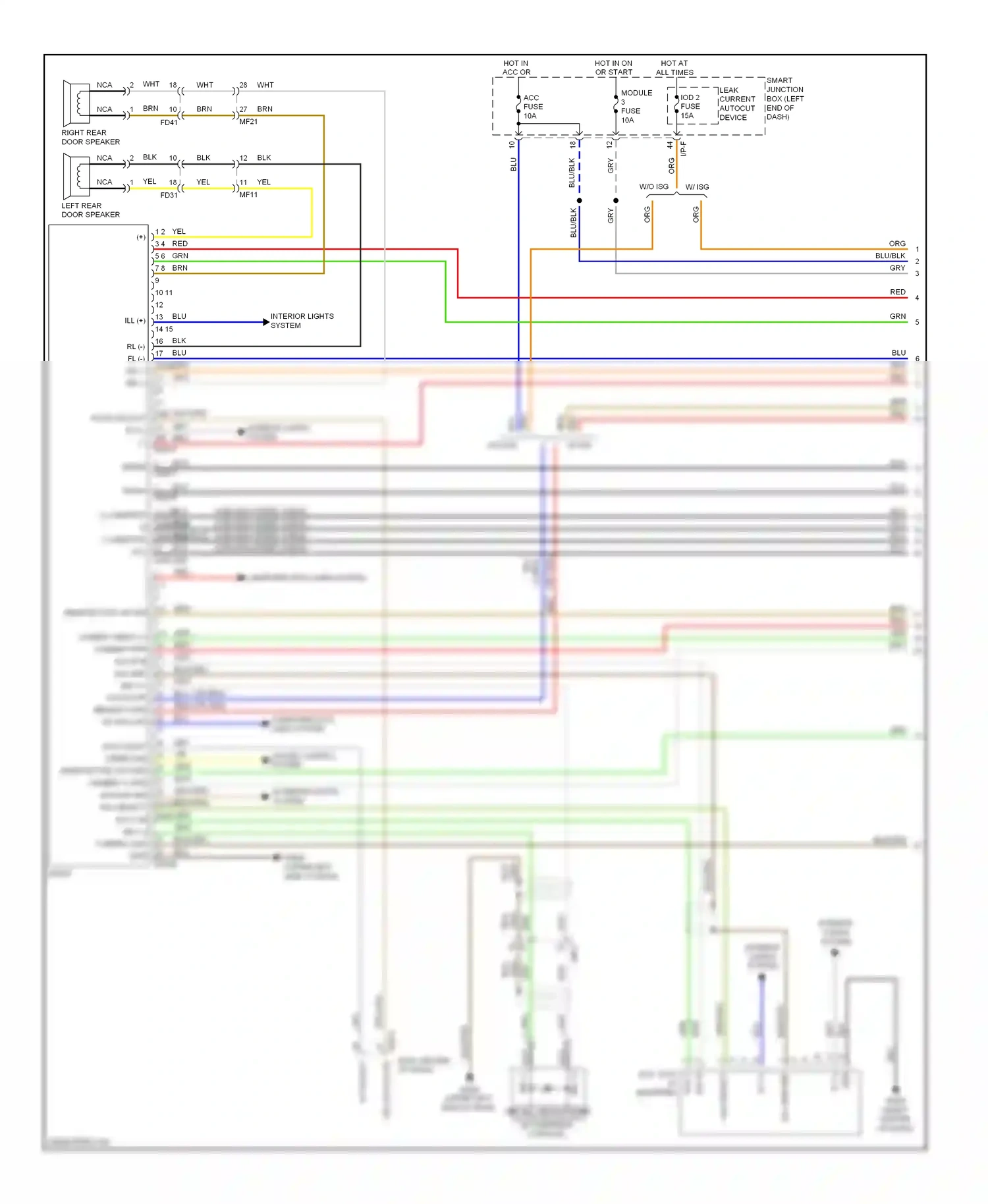 Wiring diagram nca for Kia Soul II (2013-2016) (56 of 62)
