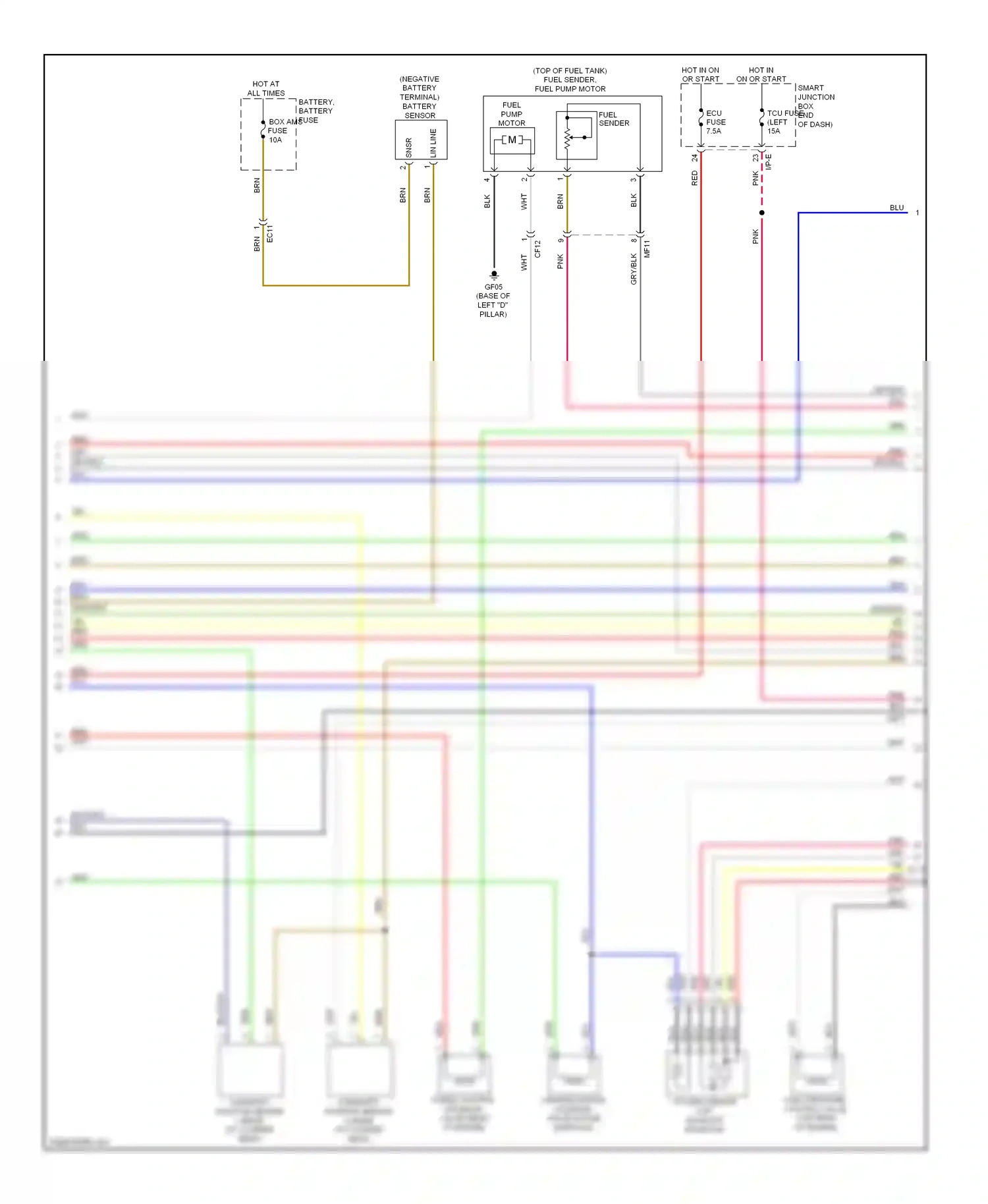 Wiring diagram nca for Kia Soul II (2013-2016) (16 of 62)