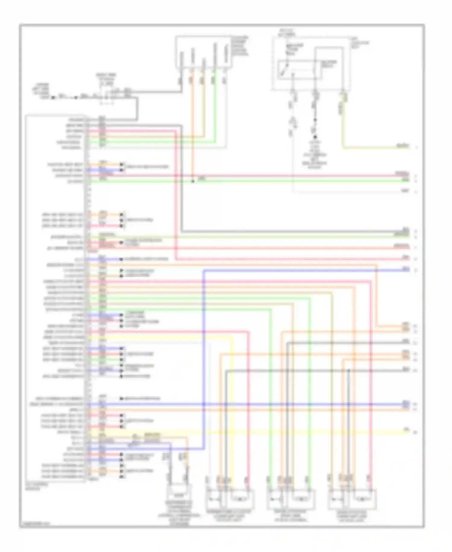 Wiring diagram on input for Kia Soul II (2013-2016) (1 of 2)