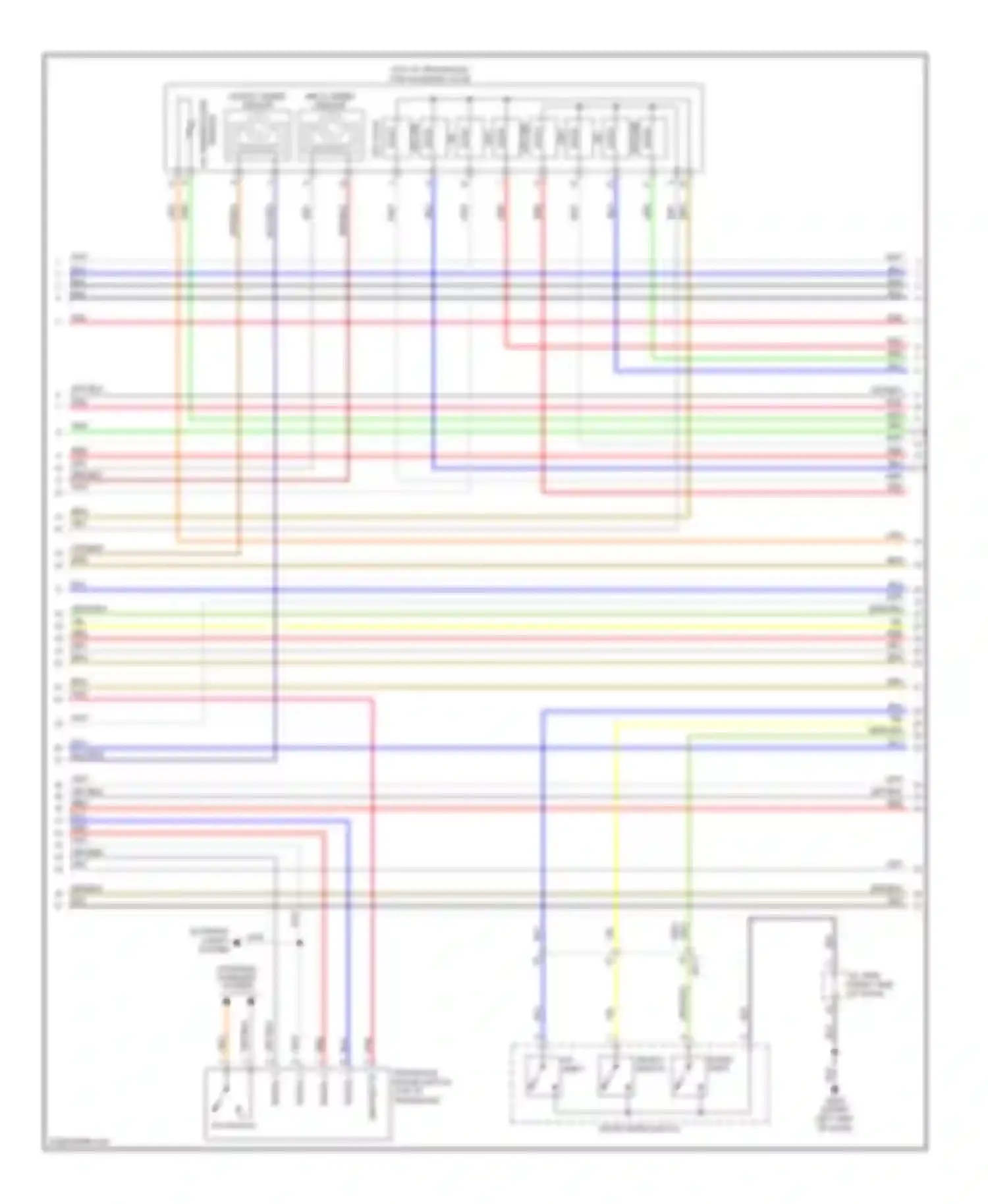 Wiring diagram output speed sensor for Kia Soul II (2013-2016) (2 of 2)