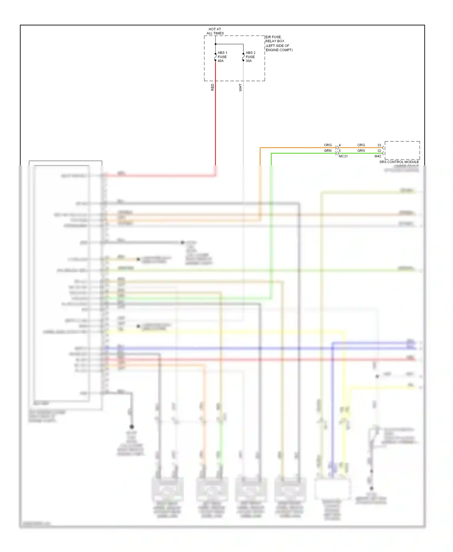 Wiring diagram red for Kia Soul II (2013-2016) (1 of 111)
