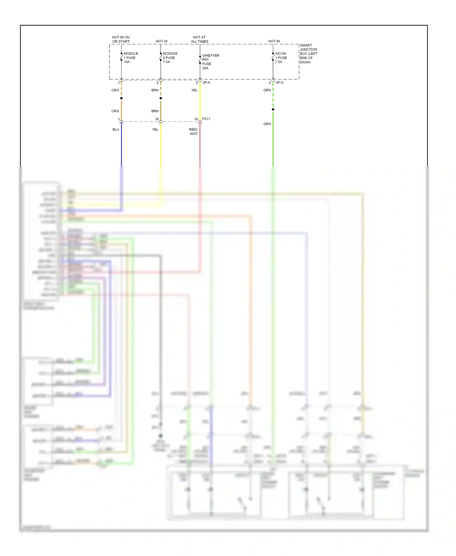 Wiring diagram red for Kia Soul II (2013-2016) (71 of 111)