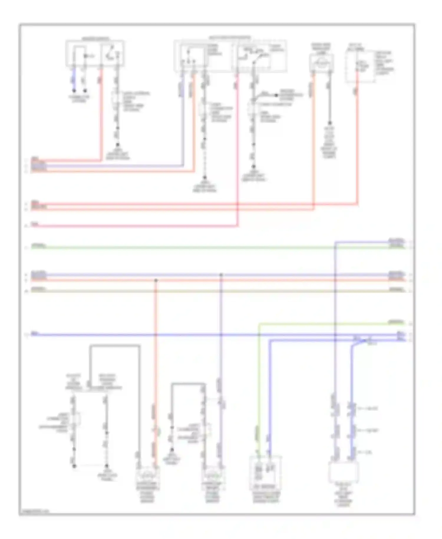 Wiring diagram right side repeater lamp for Kia Soul II (2013-2016) (2 of 3)
