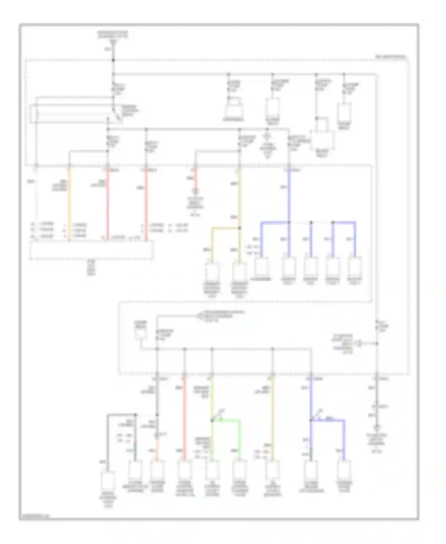 Wiring diagram rr htd relay for Kia Soul II (2013-2016) (2 of 2)