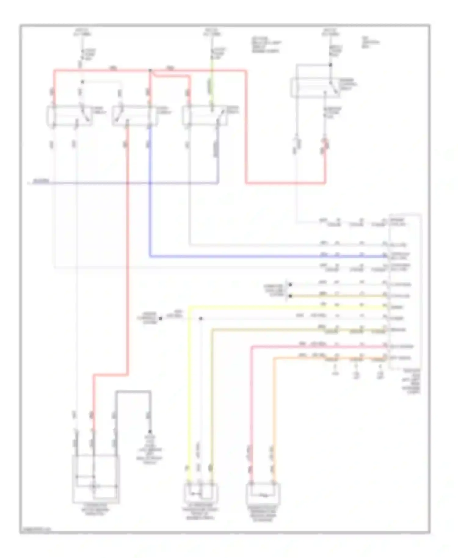Wiring diagram sensor 2 fuse for Kia Soul II (2013-2016) (1 of 4)