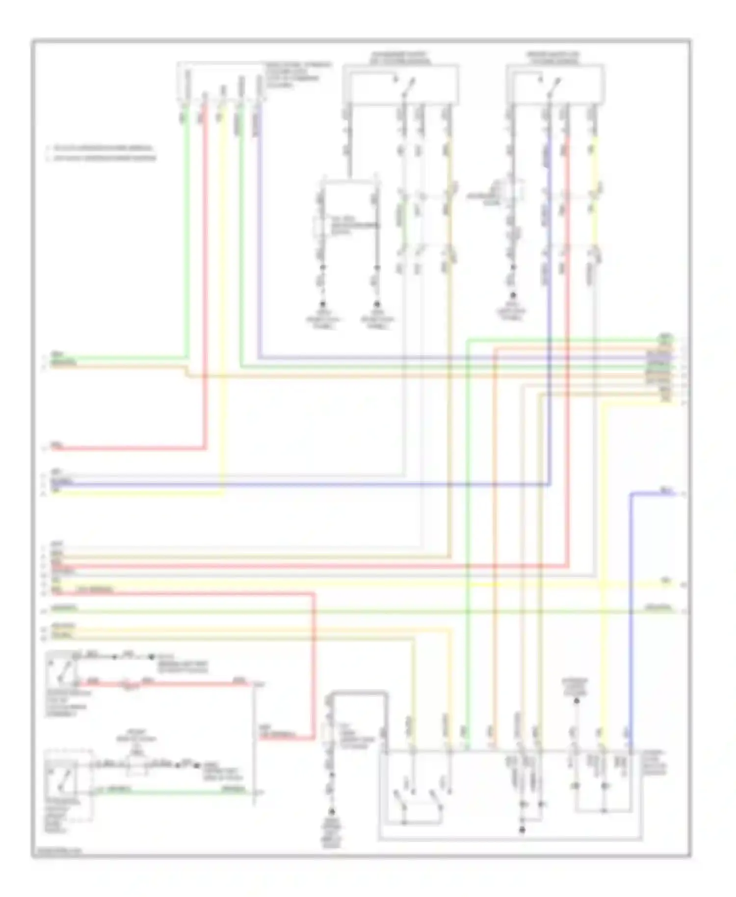 Wiring diagram start stop button switch for Kia Soul II (2013-2016) (2 of 2)