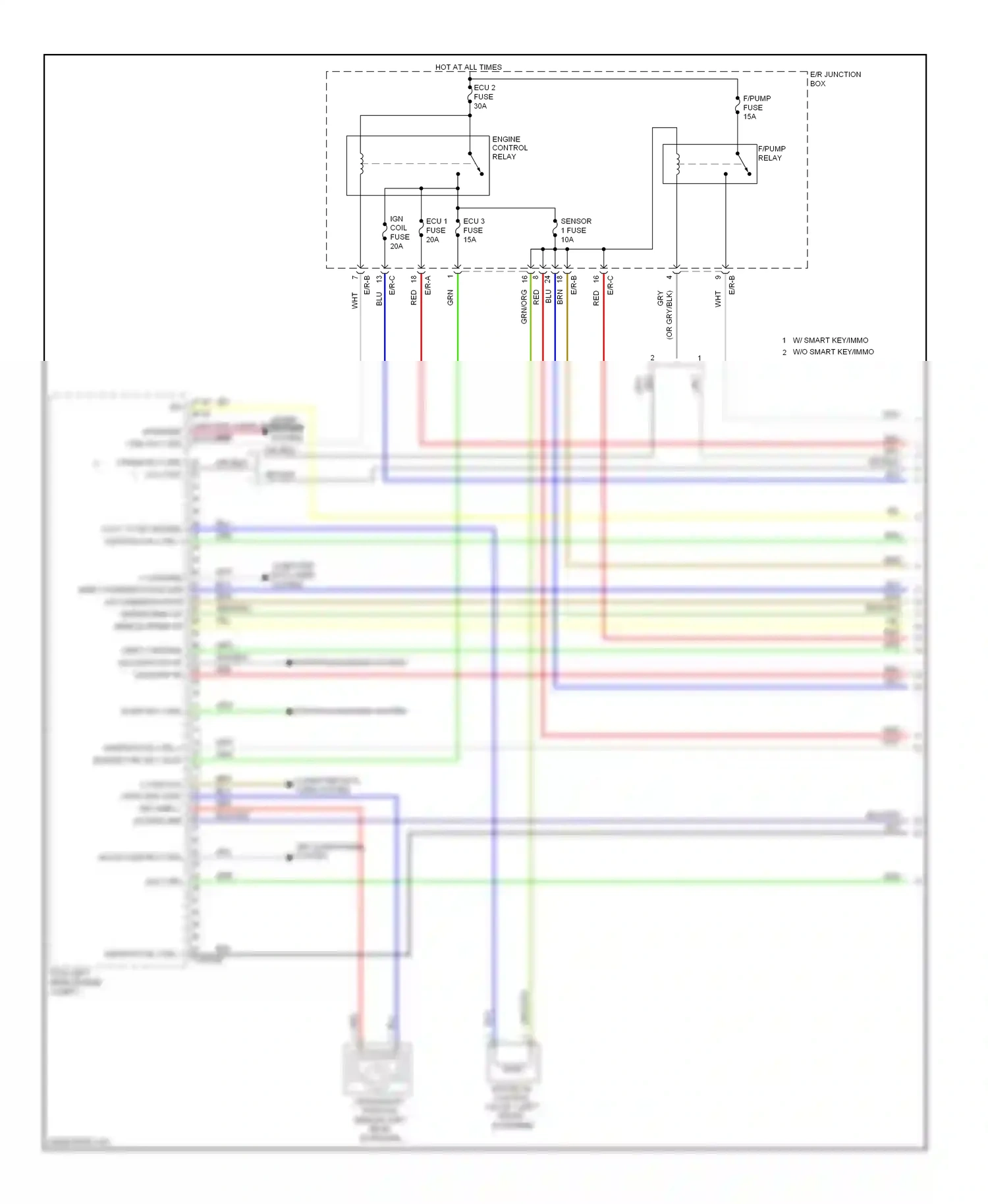 Kia Soul II (2013-2016) starting/charging system wiring diagram  (3 of 7)