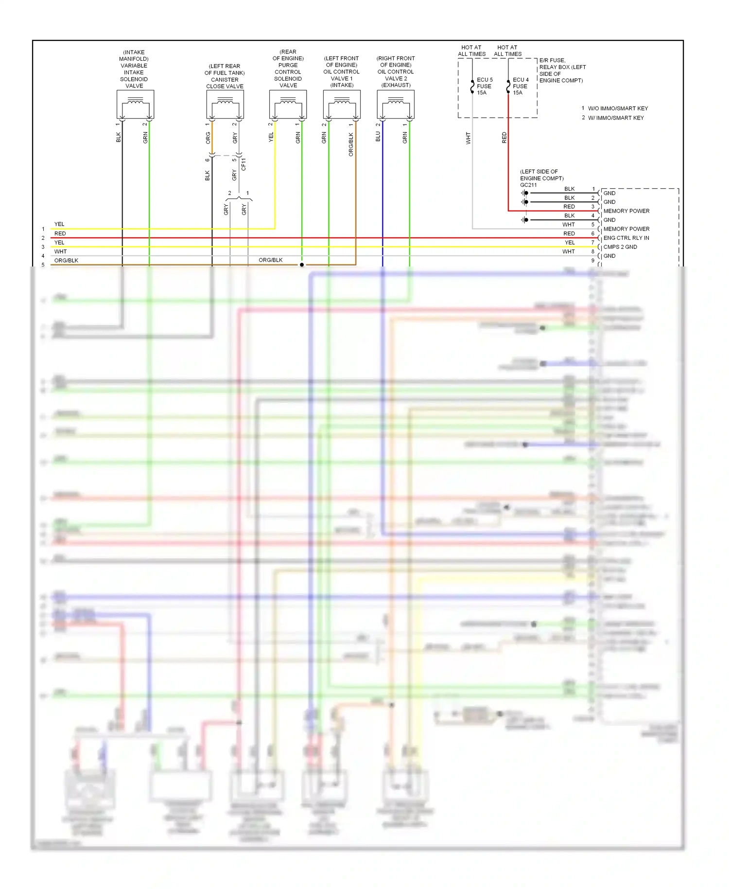 Kia Soul II (2013-2016) starting/charging system wiring diagram  (7 of 7)
