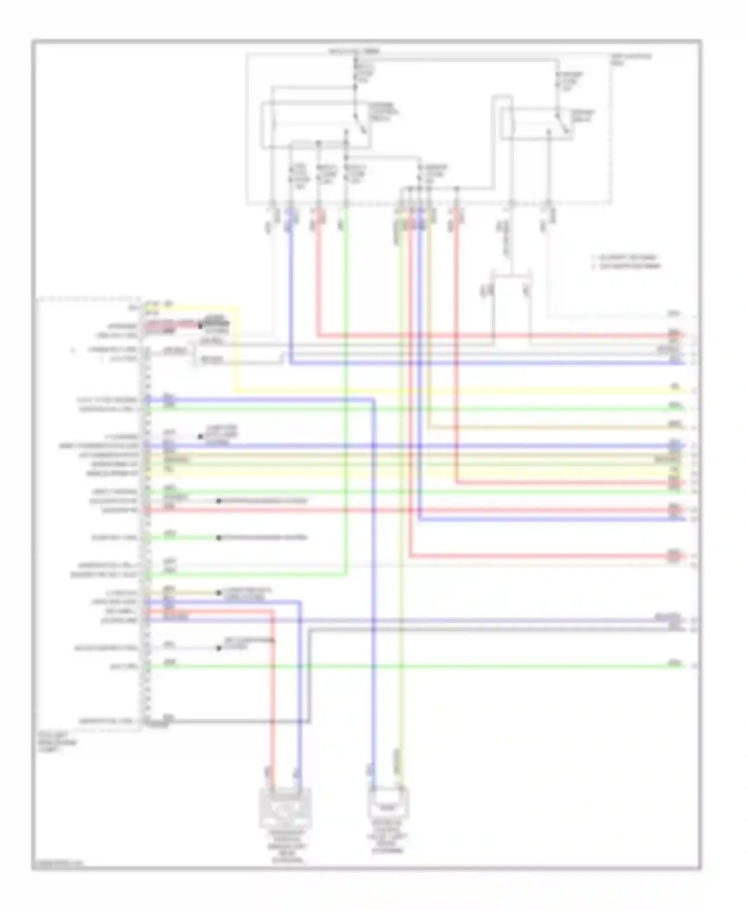 Wiring diagram w/ smart key/immo w/o smart key/immo for Kia Soul II (2013-2016) (1 of 3)