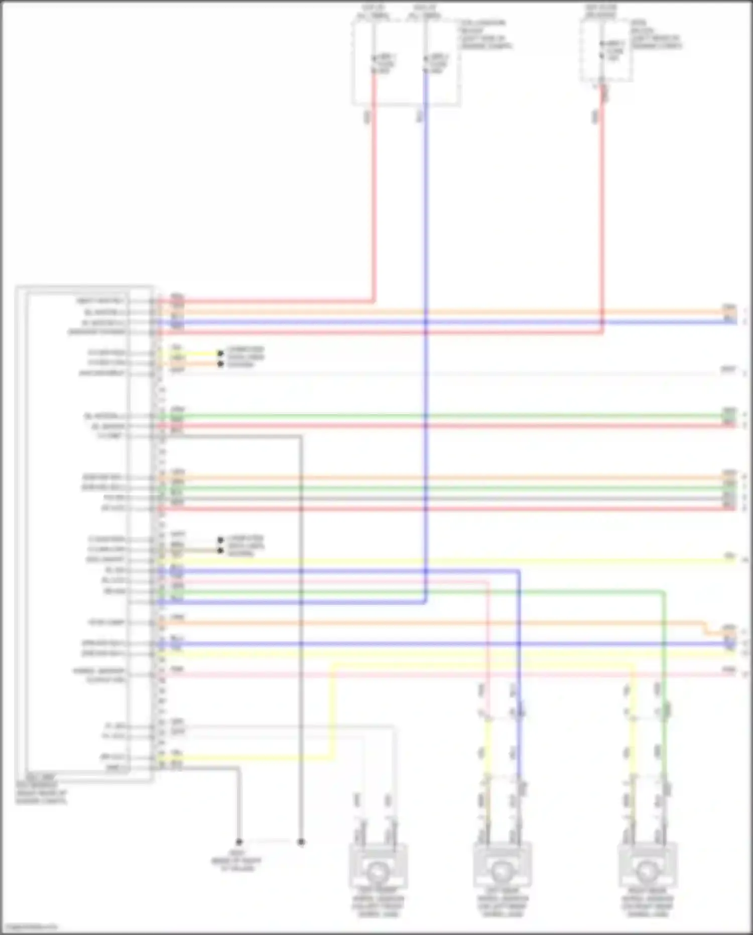 Soul Kia III facelift (2022-2024): Anti-lock brakes circuit, w/ epb (1 of 3)