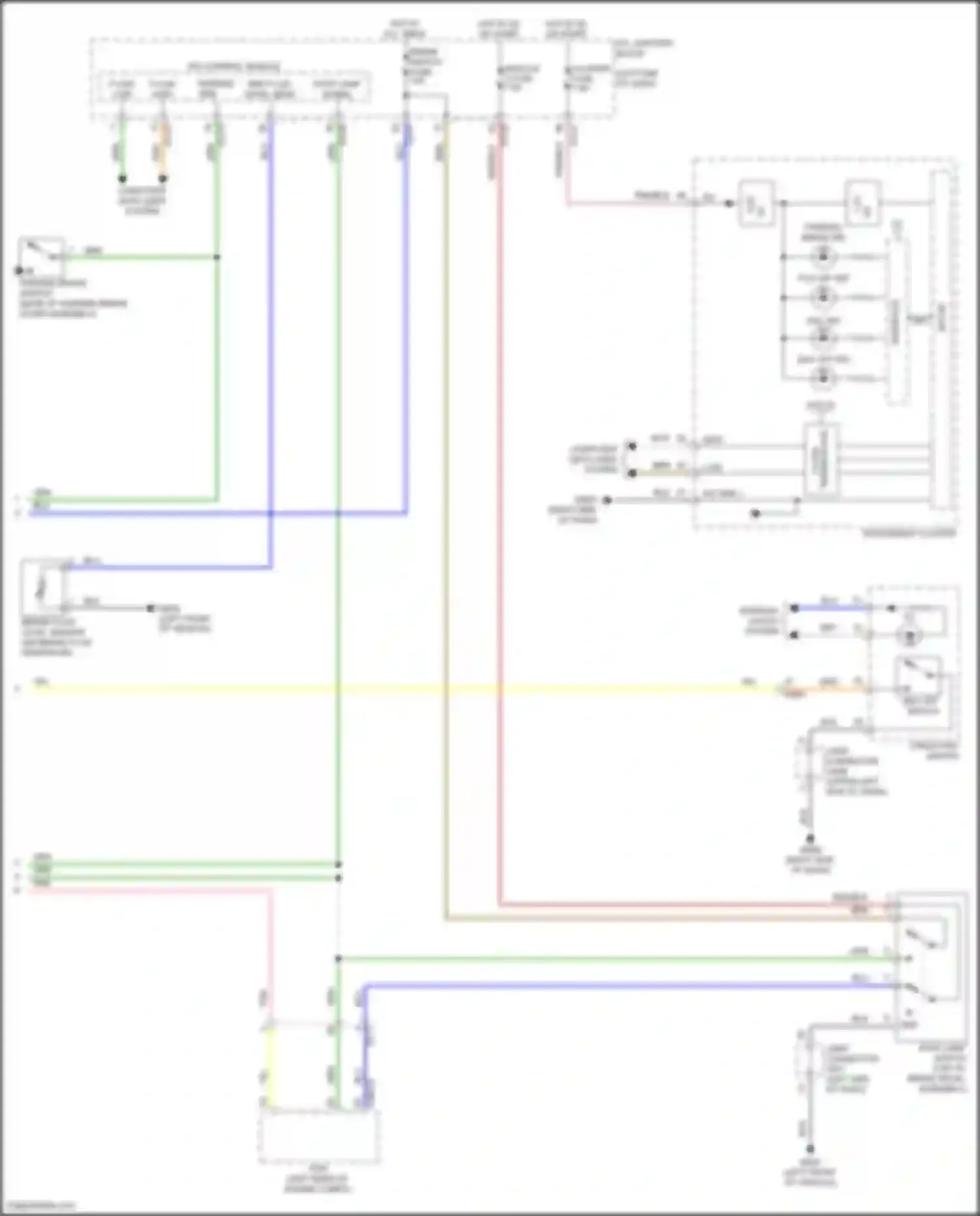 Soul Kia III facelift (2022-2024): Anti-lock brakes circuit, w/o epb (2 of 2)