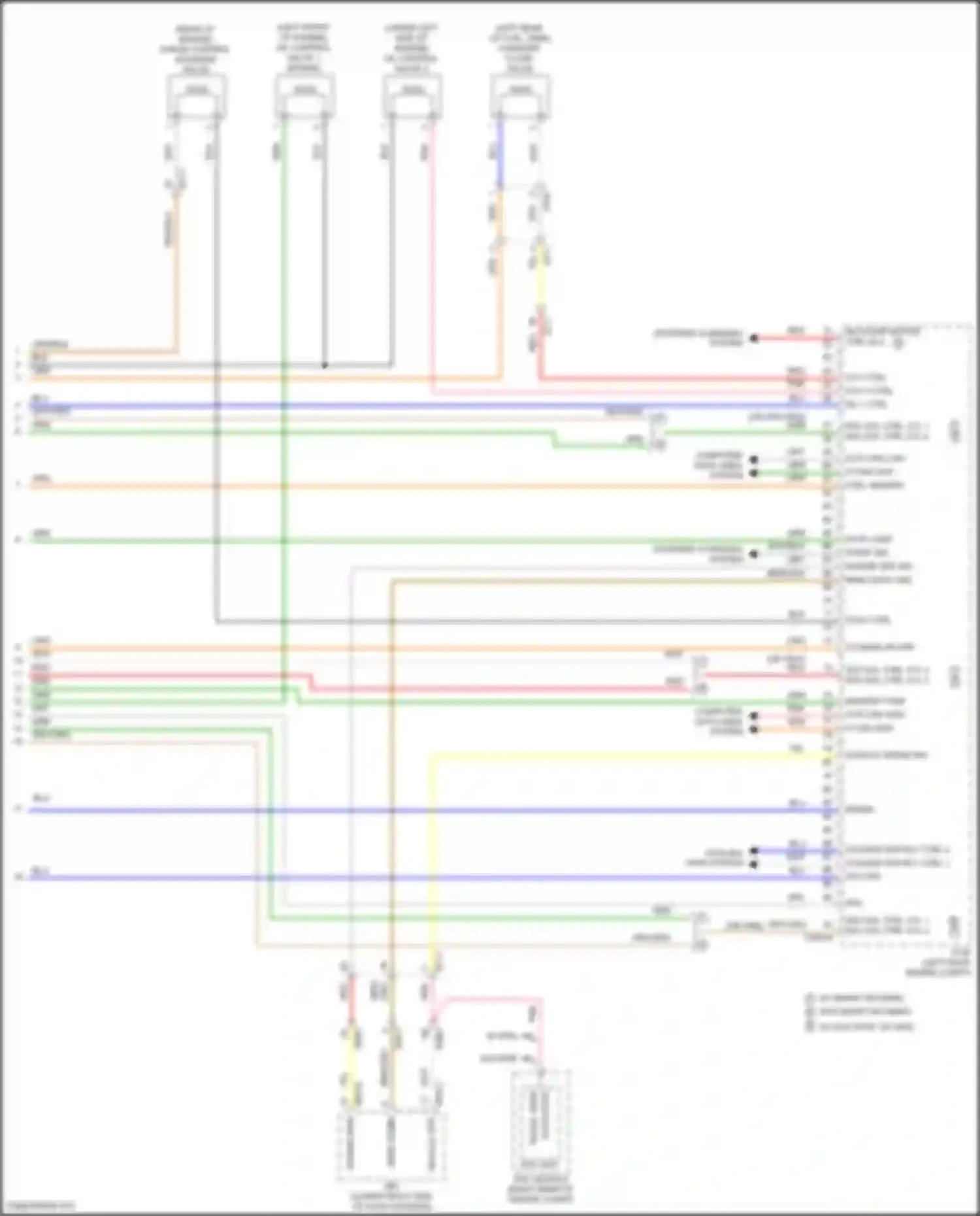 Soul Kia III facelift (2022-2024): Wiring diagram engine performance 2.0l, engine controls circuit (7 of 7)