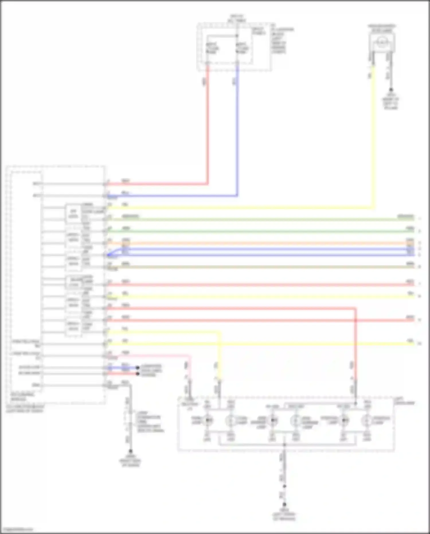 Soul Kia III facelift (2022-2024): Exterior lamps circuit (1 of 4)