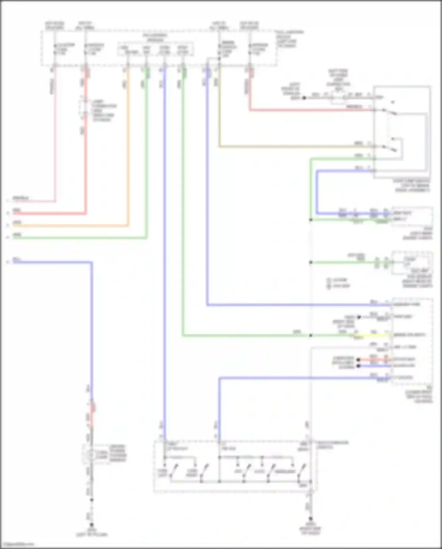 Soul Kia III facelift (2022-2024): Exterior lamps circuit (4 of 4)