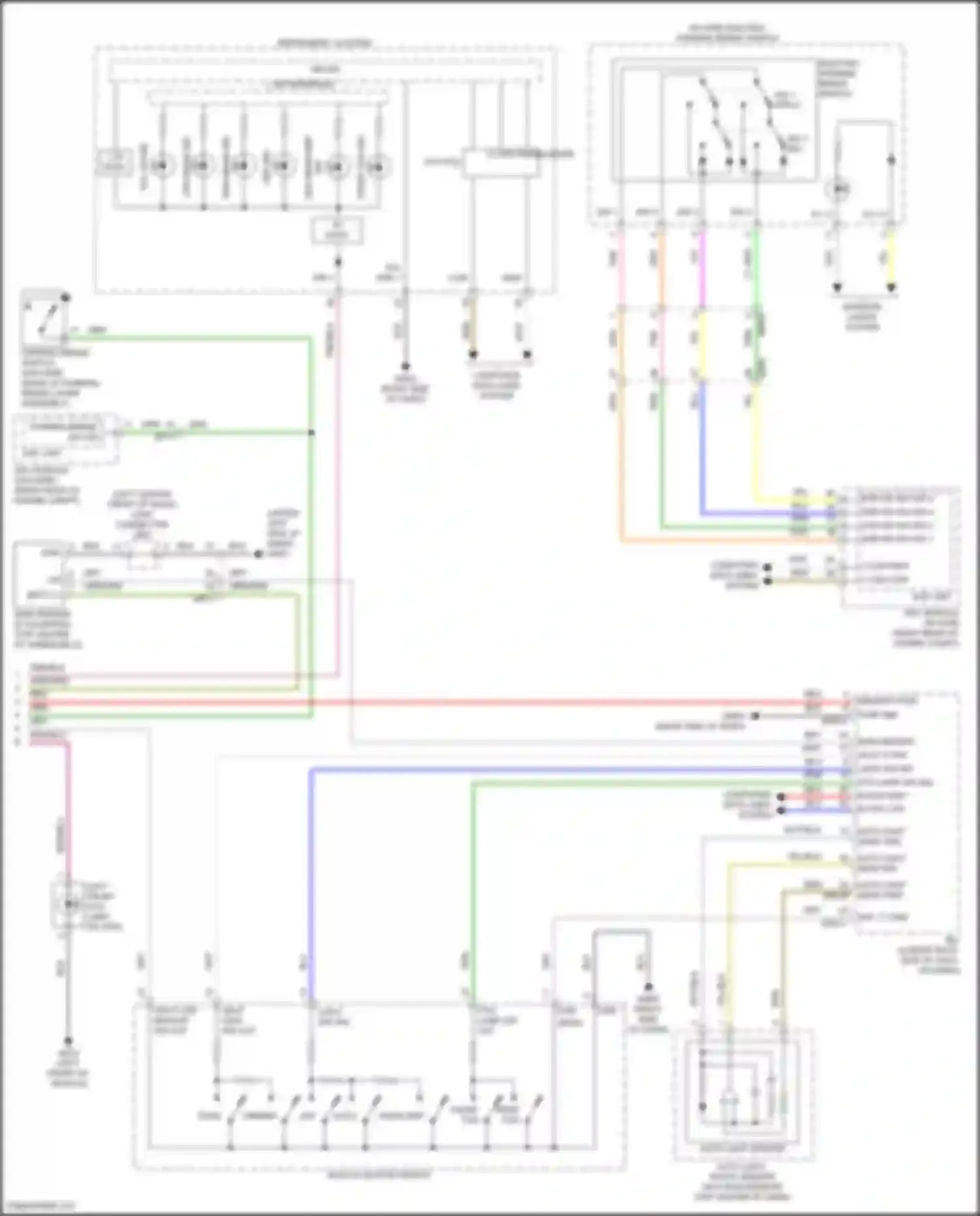 Soul Kia III facelift (2022-2024): Autolamps circuit (2 of 2)