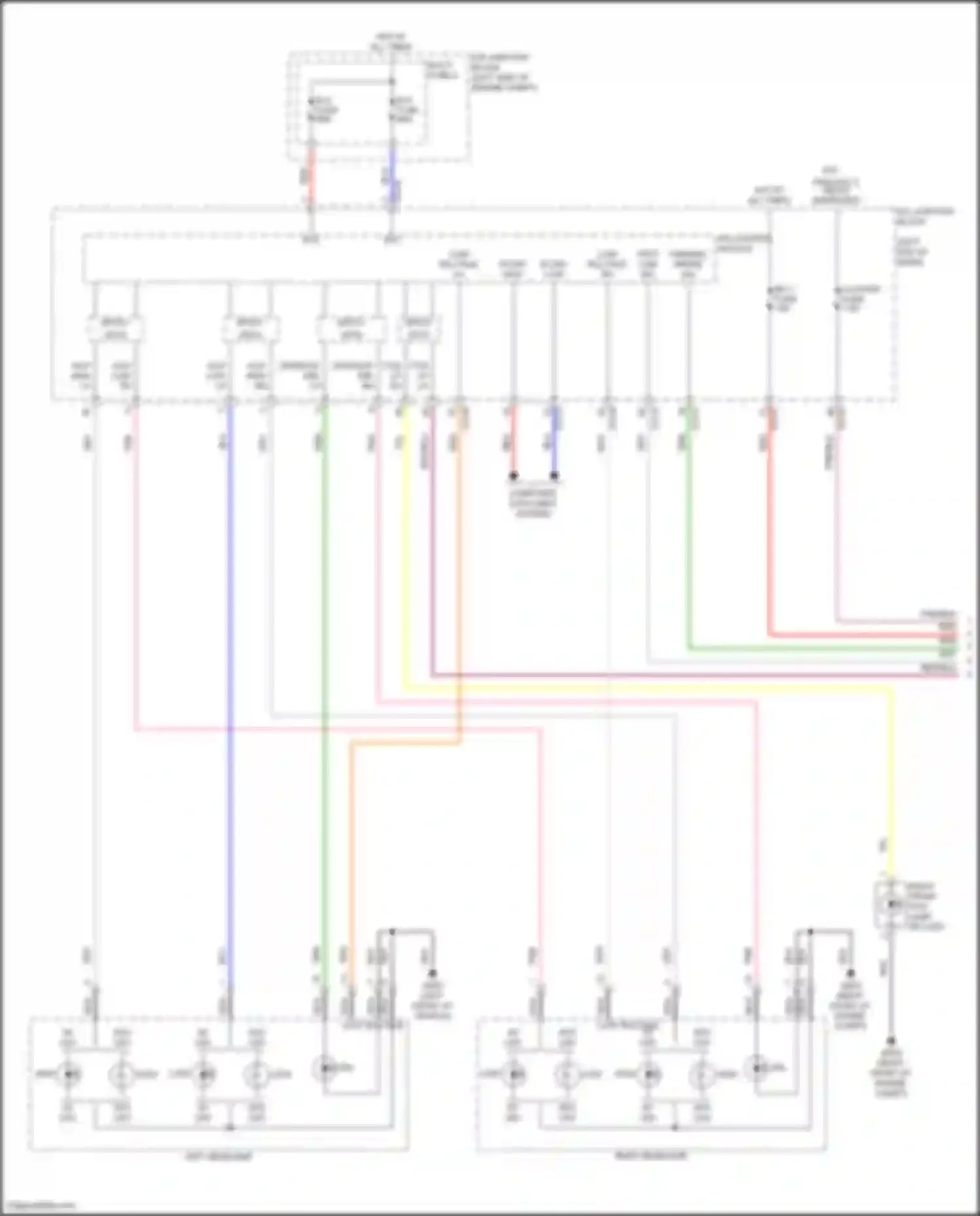 Soul Kia III facelift (2022-2024): Headlamps circuit (1 of 2)