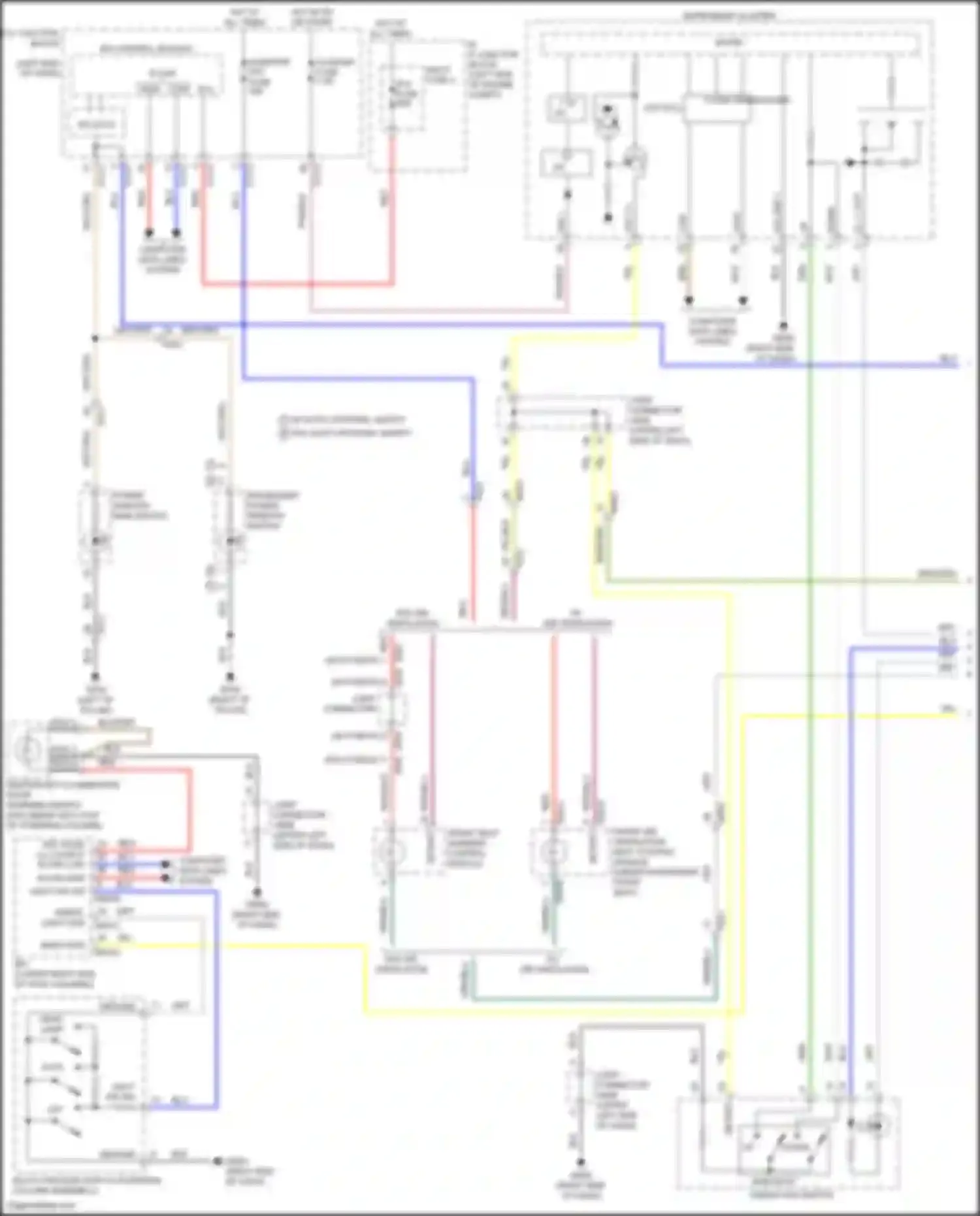 Soul Kia III facelift (2022-2024): Instrument illumination circuit (1 of 2)