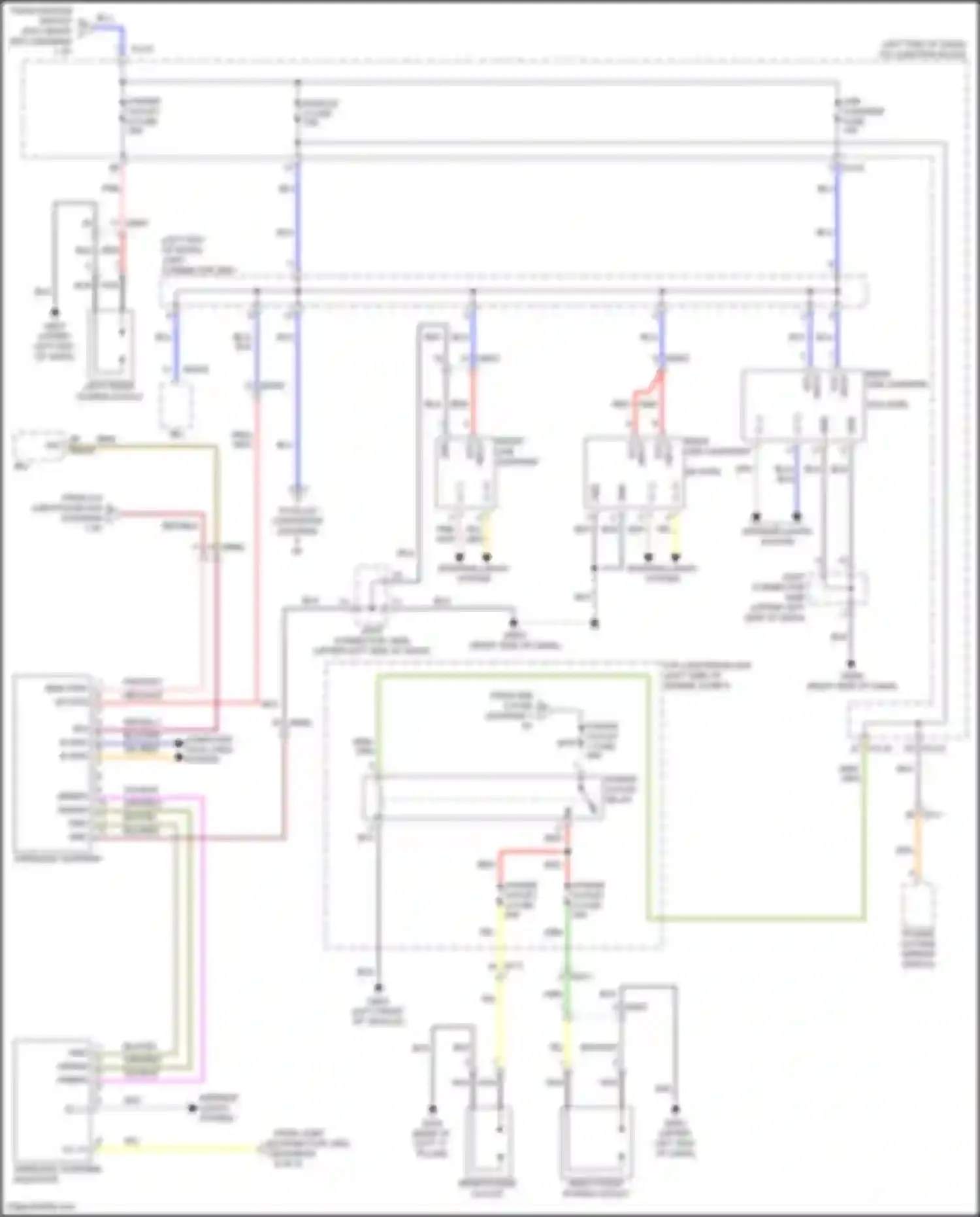 Soul Kia III facelift (2022-2024): Power distribution circuit (3 of 9)