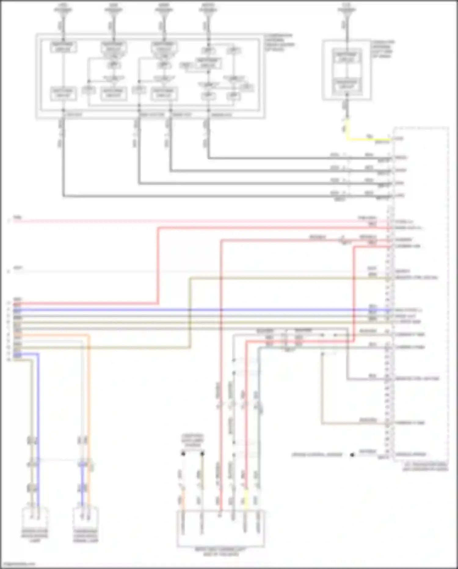 Soul Kia III facelift (2022-2024): Radio circuit, w/ navigation & amplifier (4 of 4)