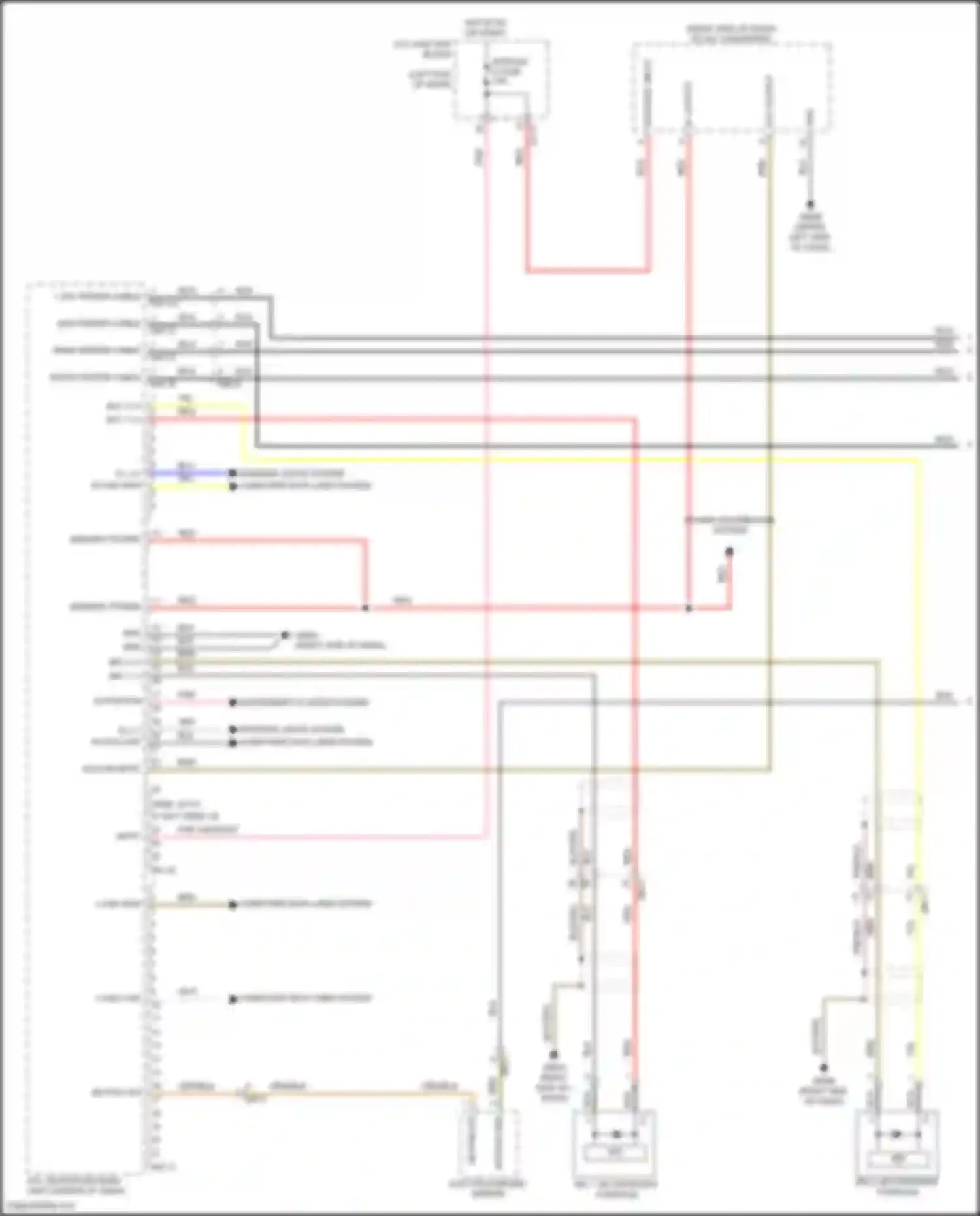 Soul Kia III facelift (2022-2024): Radio circuit, w/ navigation w/o amplifier (1 of 3)