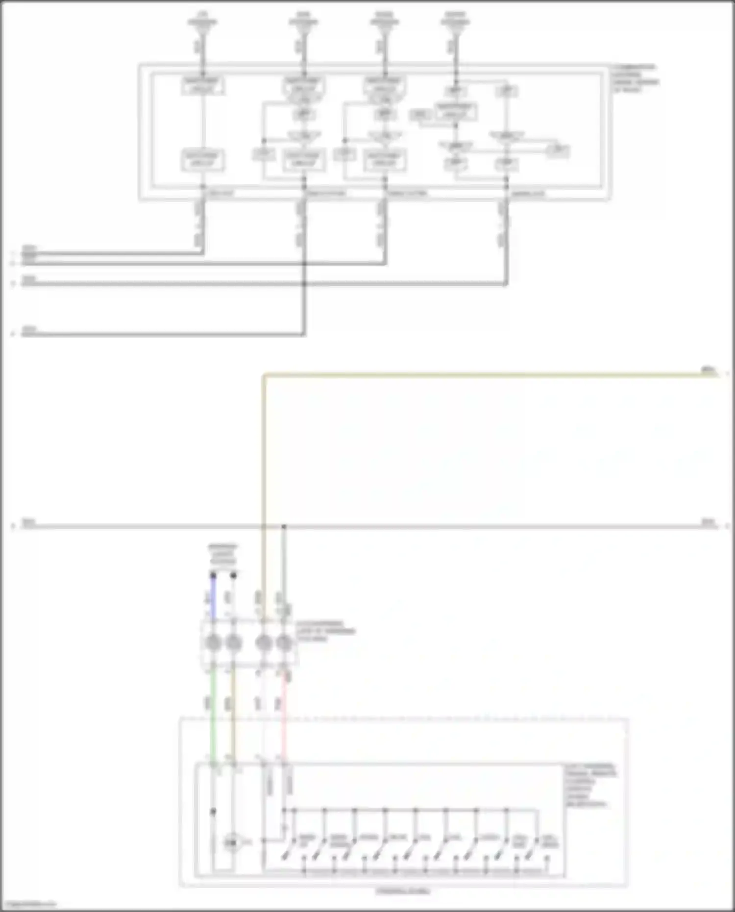 Soul Kia III facelift (2022-2024): Radio circuit, w/ navigation w/o amplifier (2 of 3)
