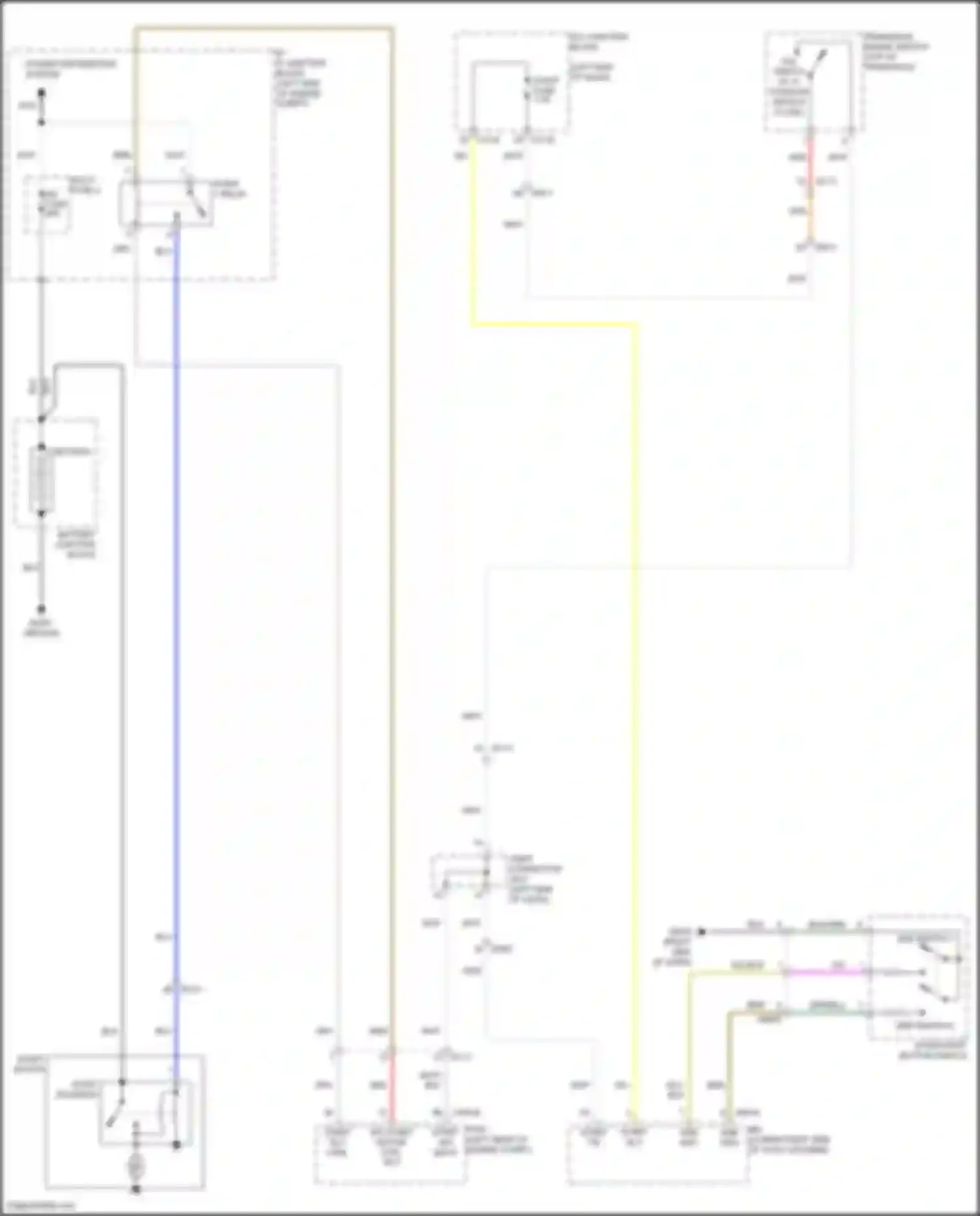 Soul Kia III facelift (2022-2024): Starting circuit, w/ smart key