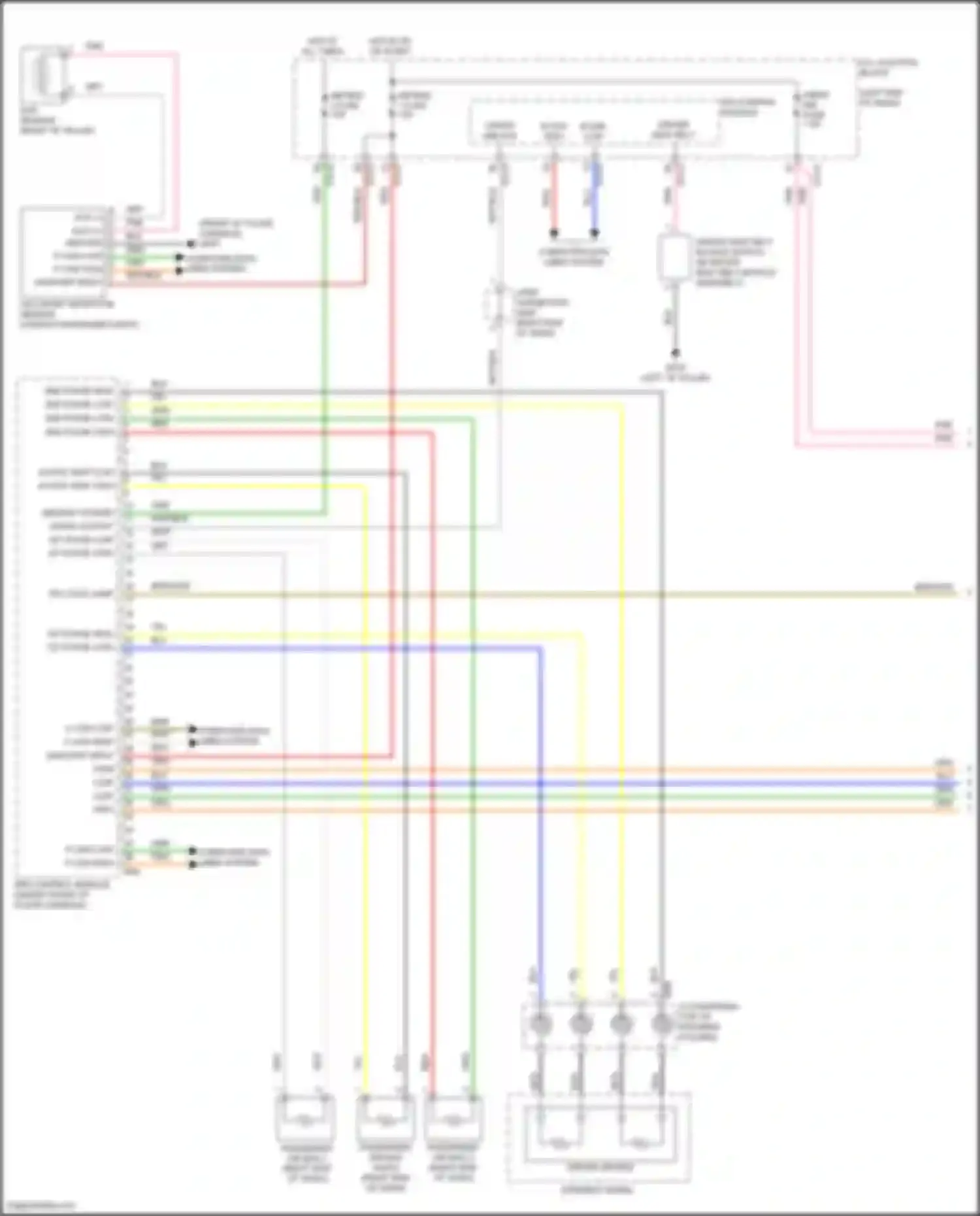 Soul Kia III facelift (2022-2024): Supplemental restraints circuit (1 of 3)