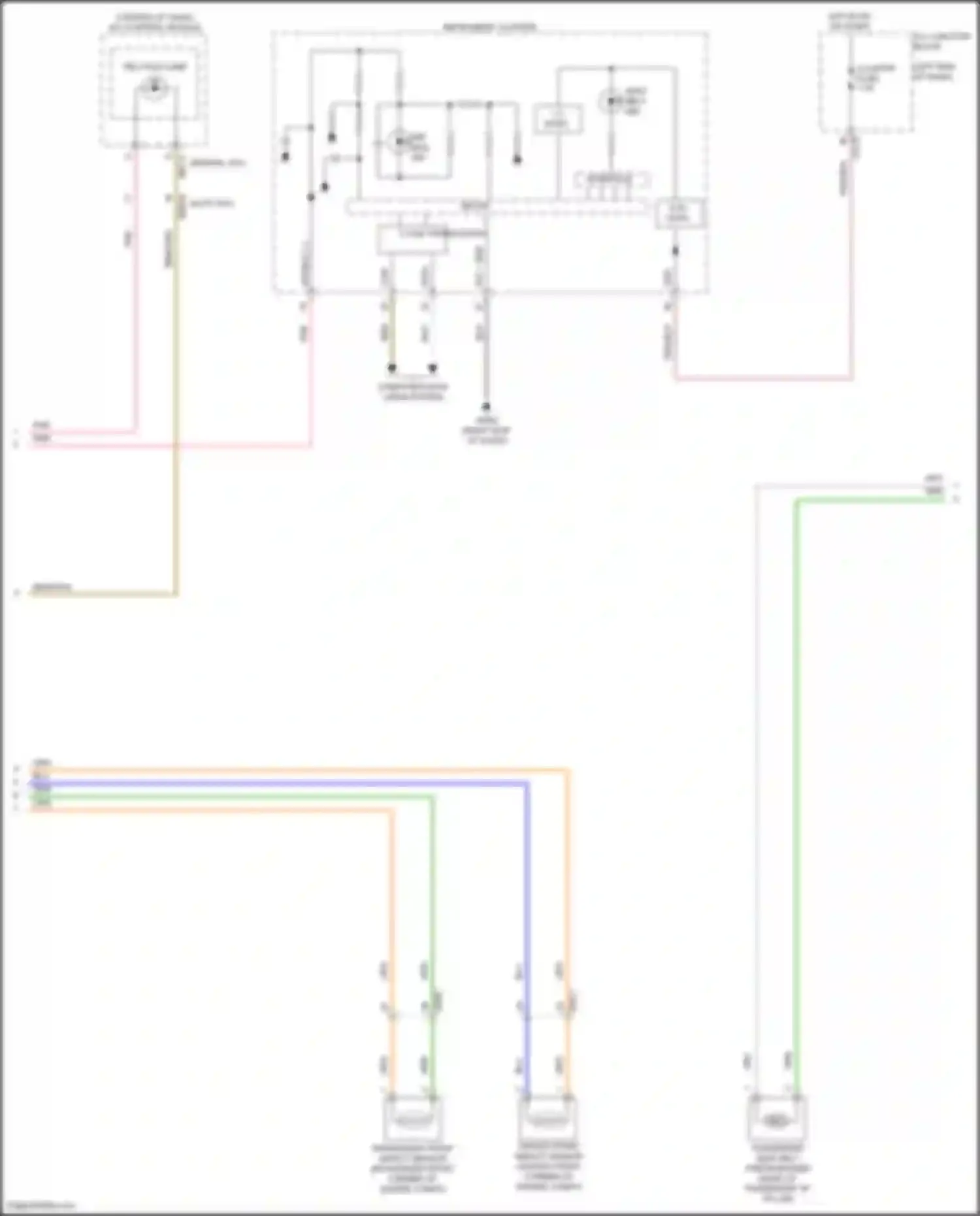 Soul Kia III facelift (2022-2024): Supplemental restraints circuit (2 of 3)