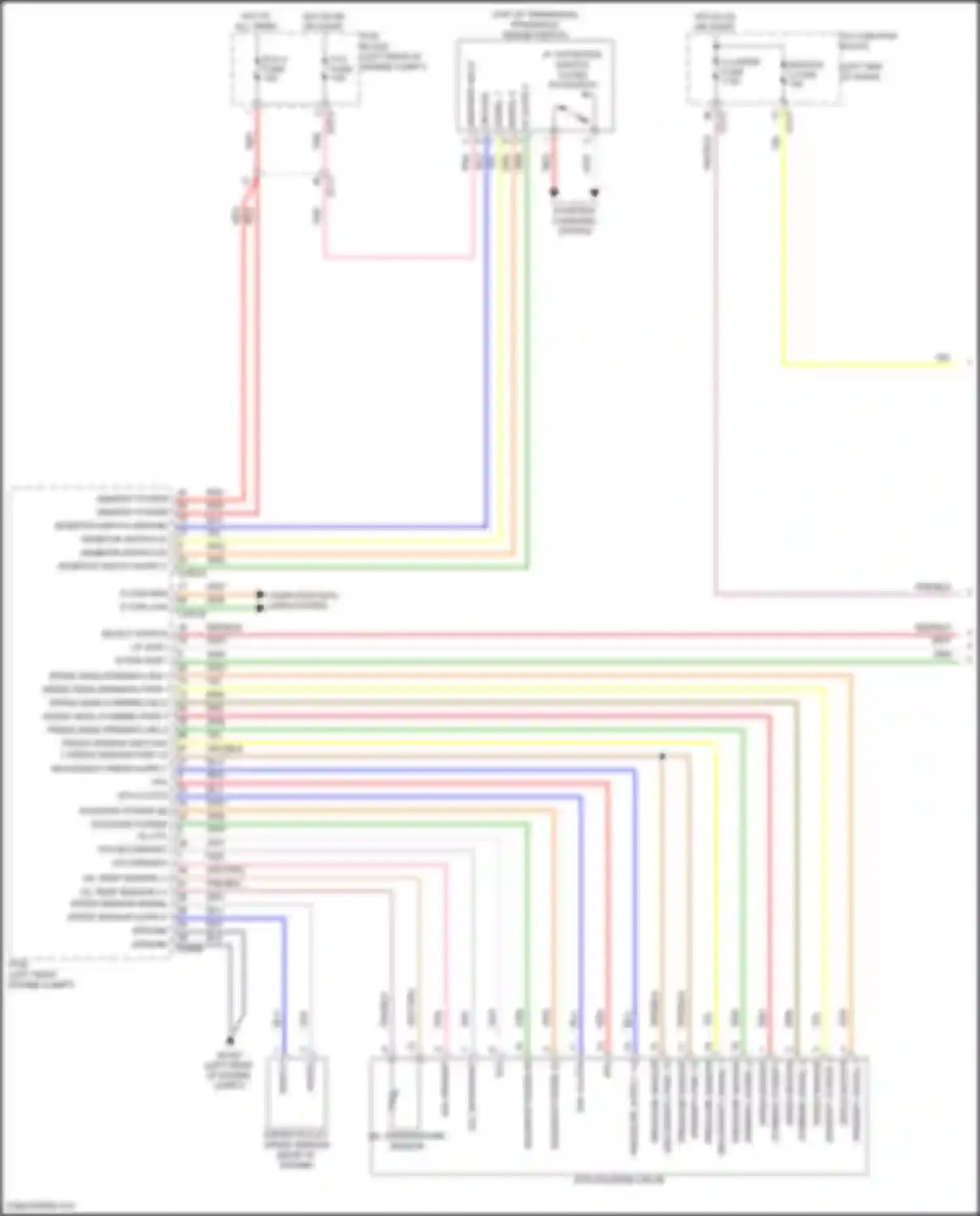 Soul Kia III facelift (2022-2024): Transmission circuit (1 of 2)