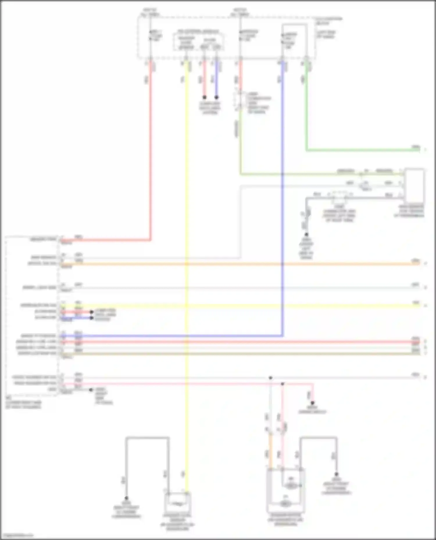 Soul Kia III facelift (2022-2024): Front wiper/washer circuit (1 of 2)