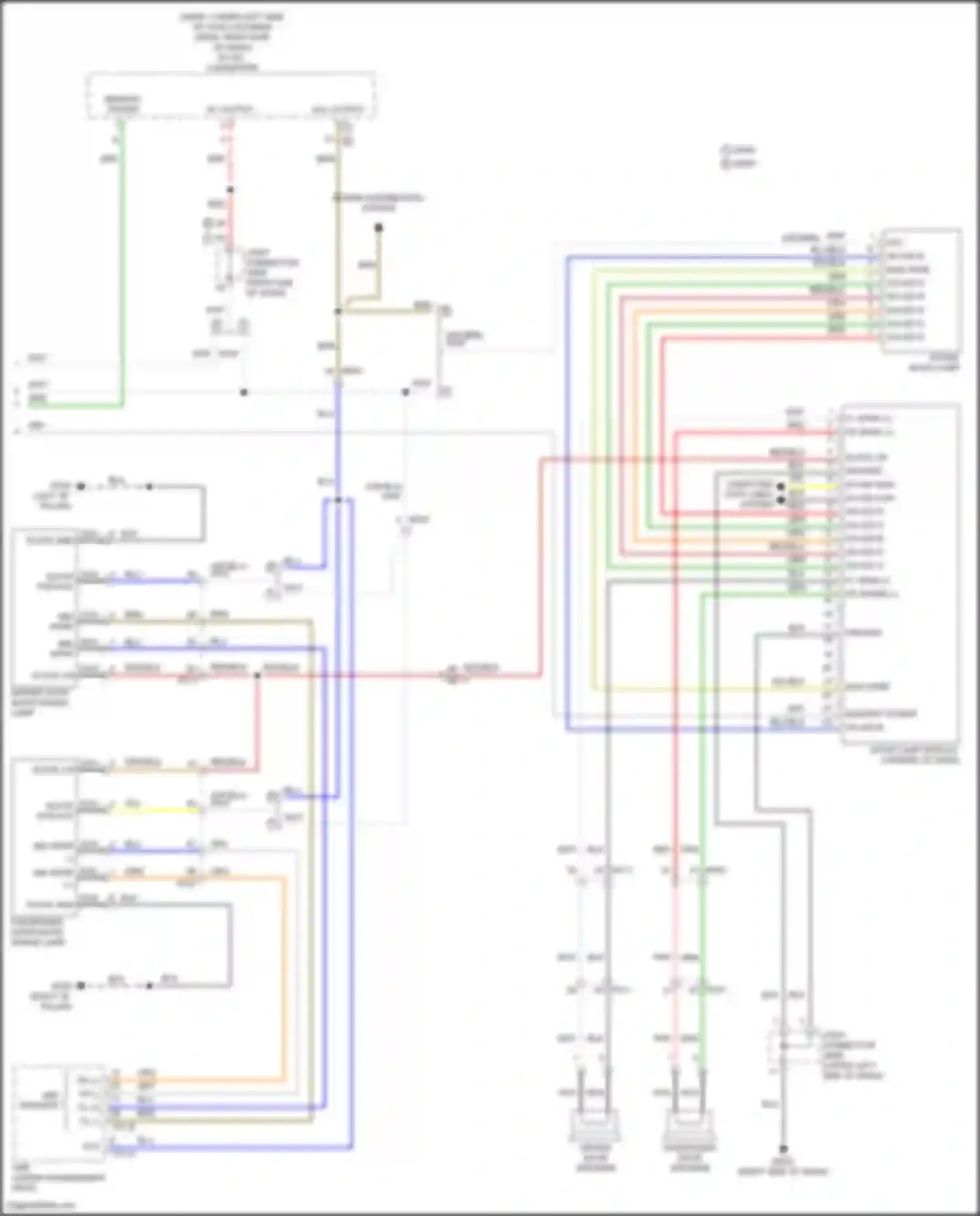 Wiring diagram acc output for Kia Soul III facelift (2022-2024) (1 of 8)