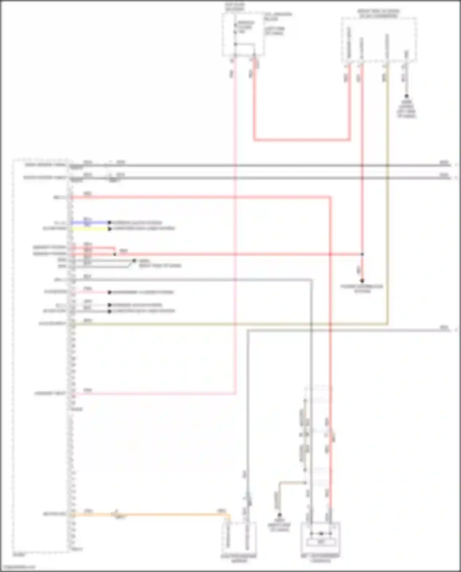 Wiring diagram 'b' output for Kia Soul III facelift (2022-2024) (7 of 9)