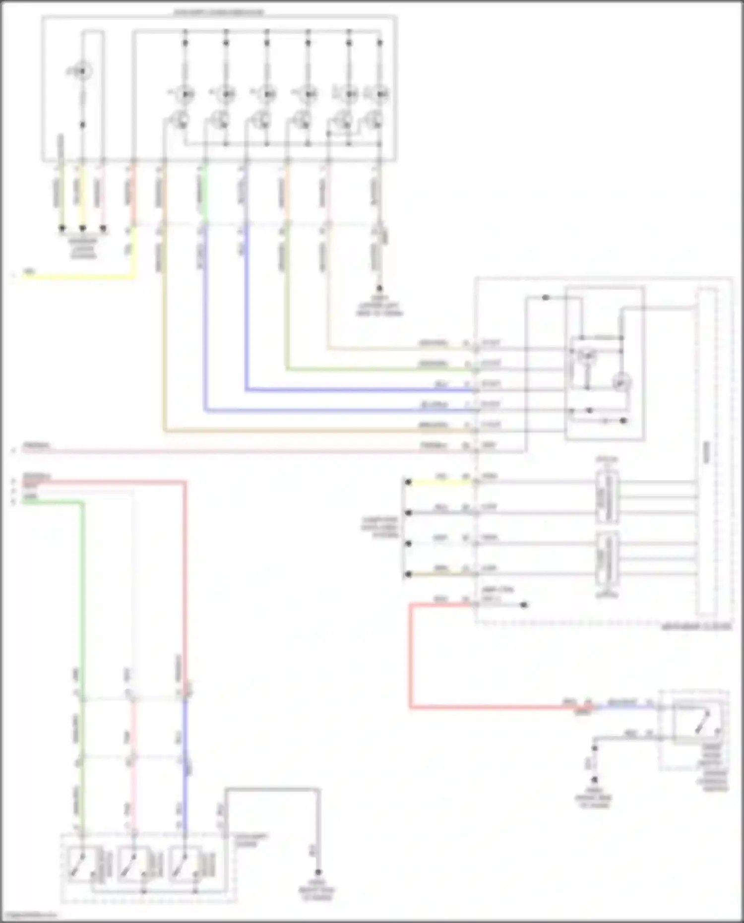 Wiring diagram blk/org for Kia Soul III facelift (2022-2024) (45 of 50)