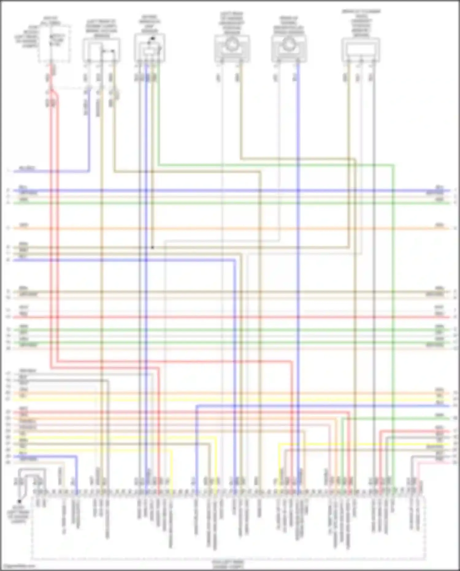 Wiring diagram blk/org for Kia Soul III facelift (2022-2024) (49 of 50)